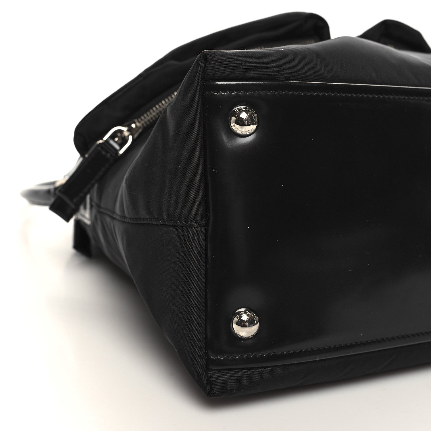 Prada Nylon Tessuto Nappa Symbols Signaux Hobo Bag Black 8 of 9