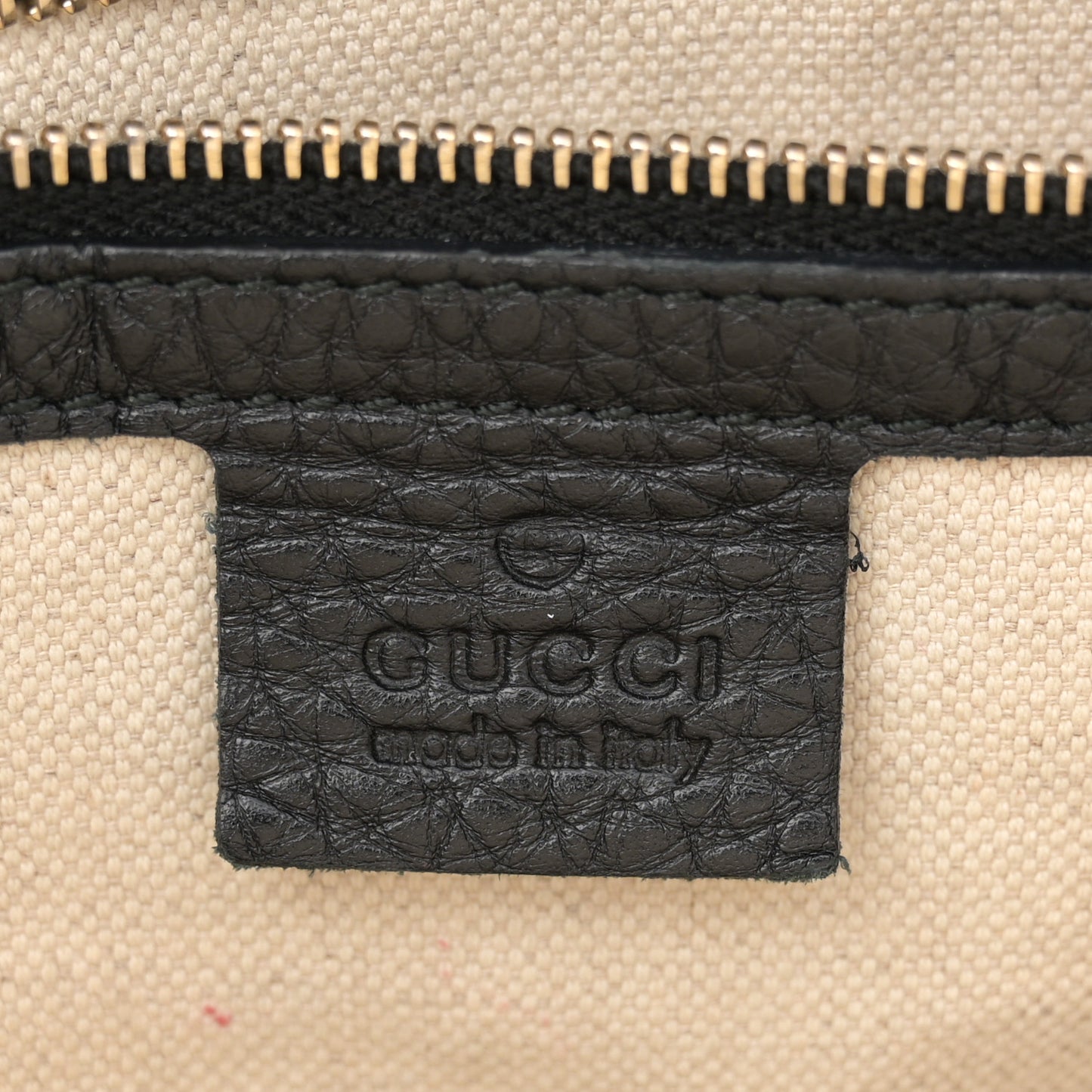 Calfskin Vintage Web Medium Boston Black
