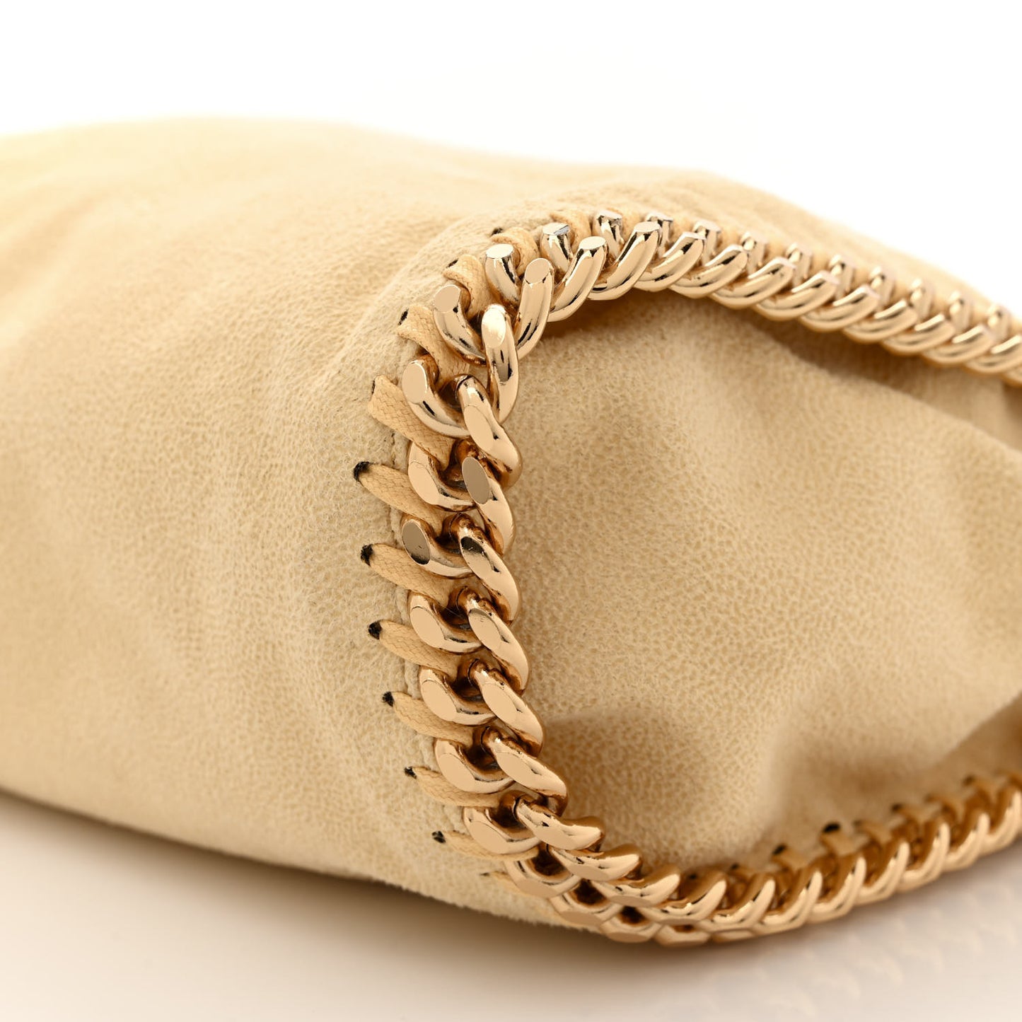 Shaggy Deer Falabella Mini Fold Over Tote Pastel Yellow
