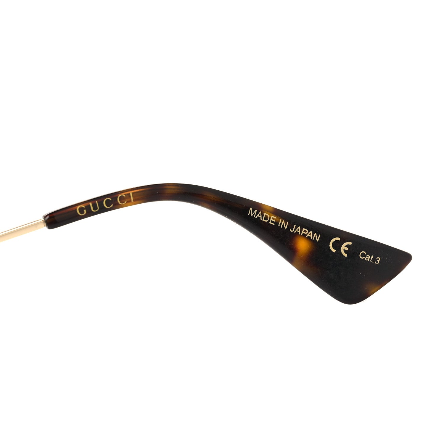 Gucci Metal Round Frame Sunglasses GG0061S Green Red 5 of 9