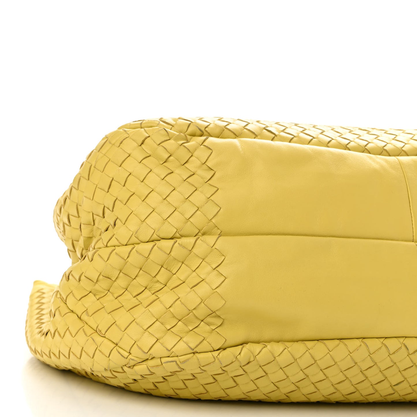 Nappa Intrecciato Large Campana Buttercup
