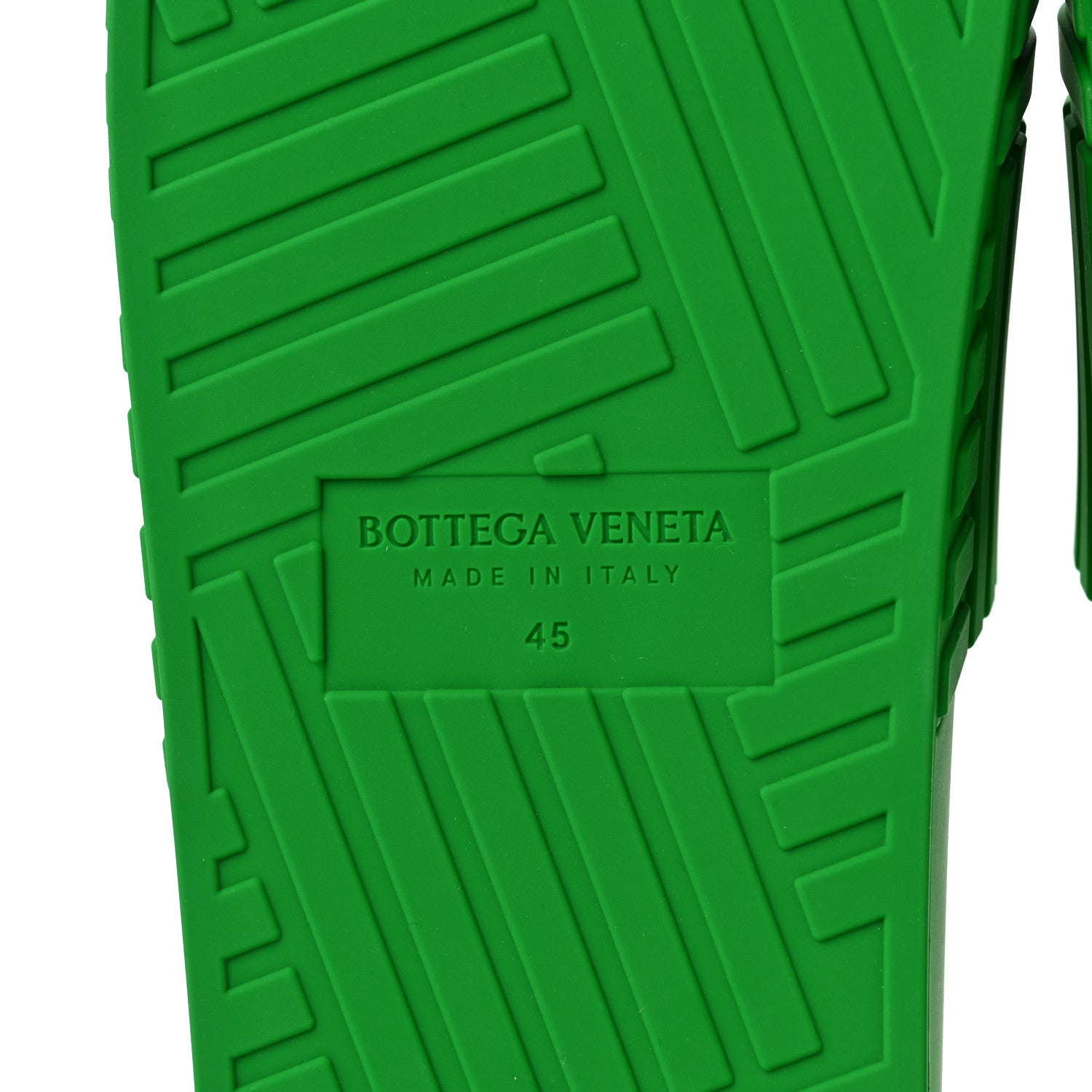 Bottega Veneta Rubber Carpet Slider Sandals 45 Parakeet 6 of 7