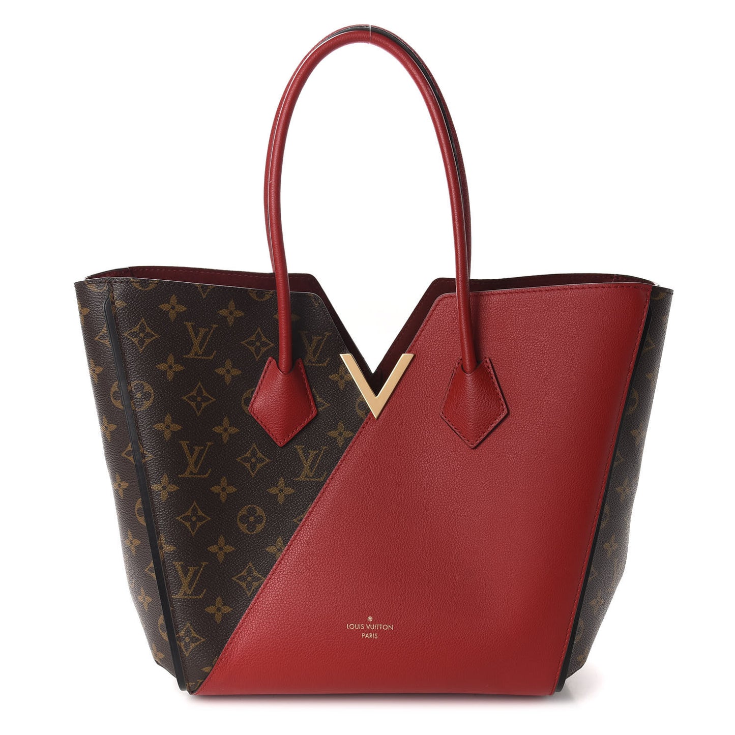 Calfskin Monogram Kimono Tote Cherry