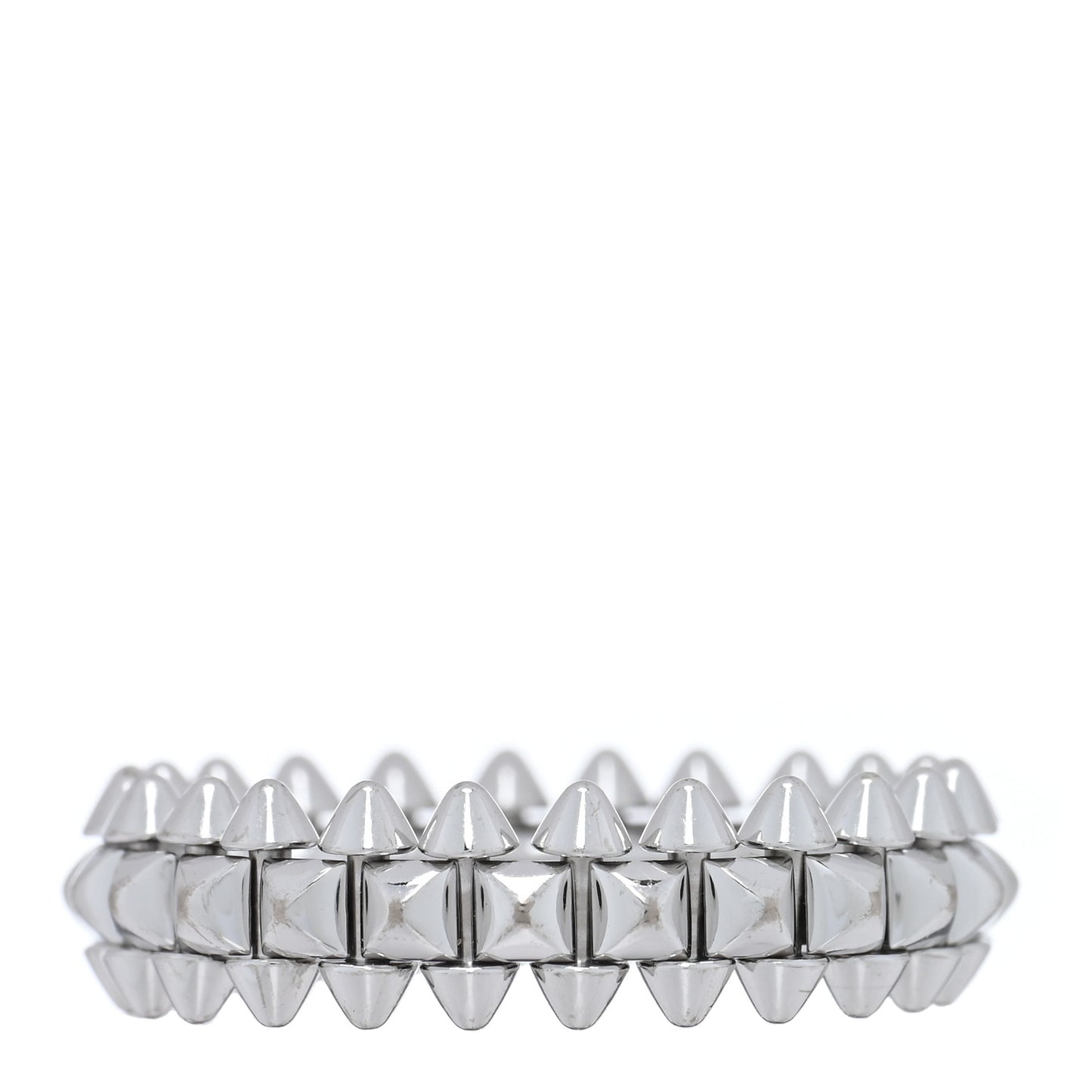 18K White Gold SM Clash De Cartier Ring 57 8