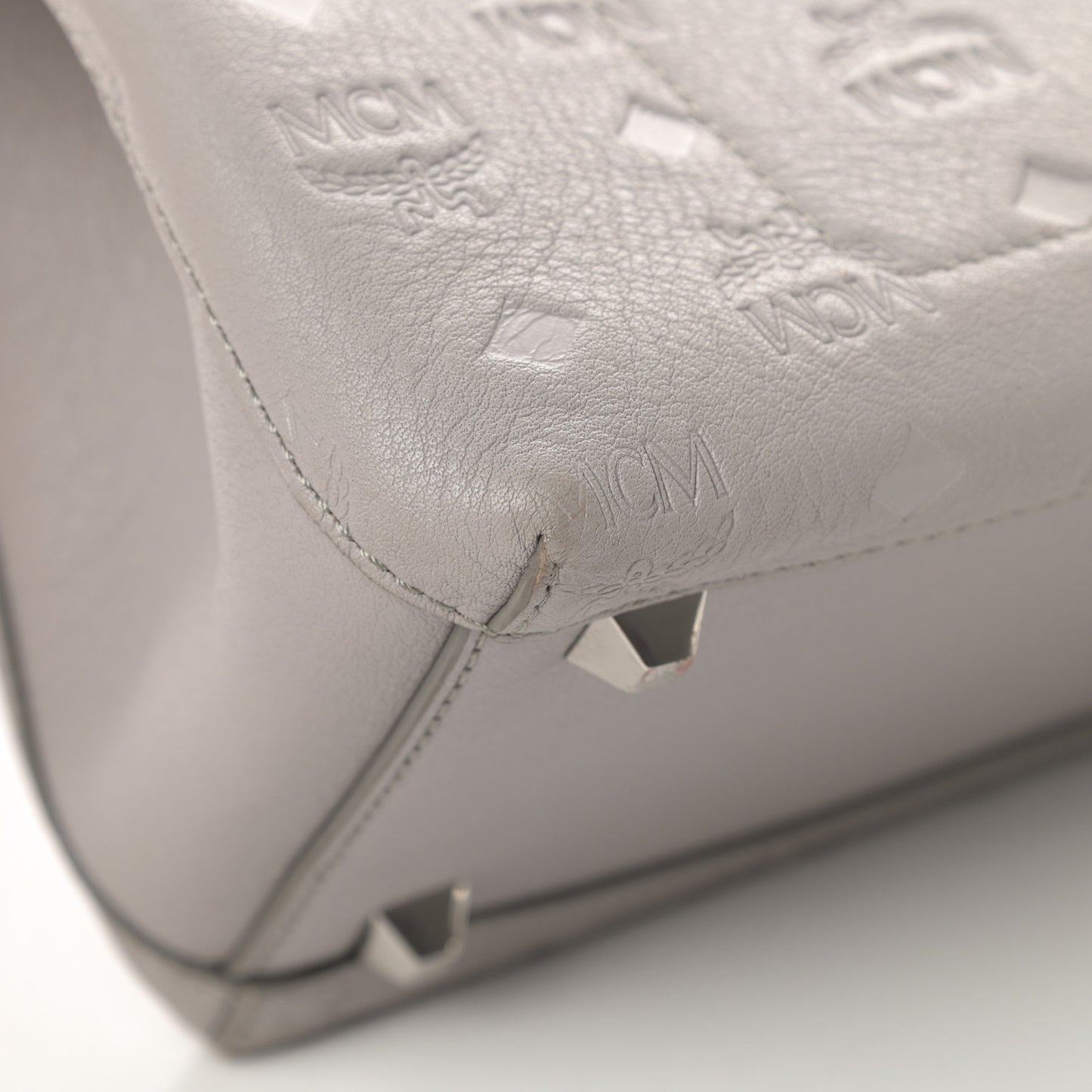 Calfskin Ottomar Monogram Sarah Convertible Hobo Dove