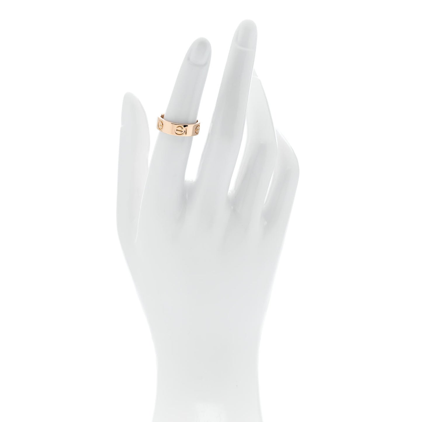 18K Pink Gold 5.5mm LOVE Ring 50 5.25