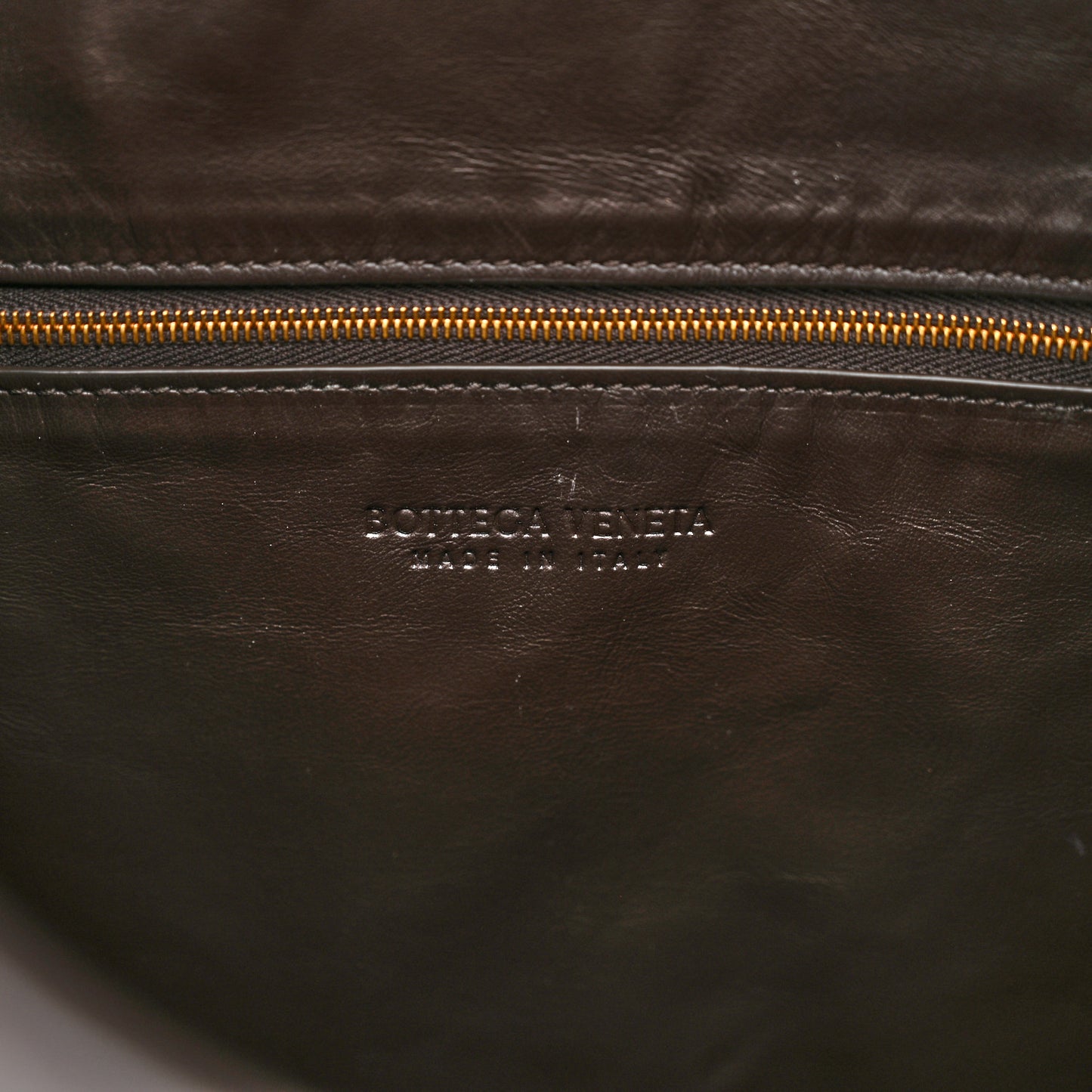 Calfskin Intrecciato Large Hop Ebano