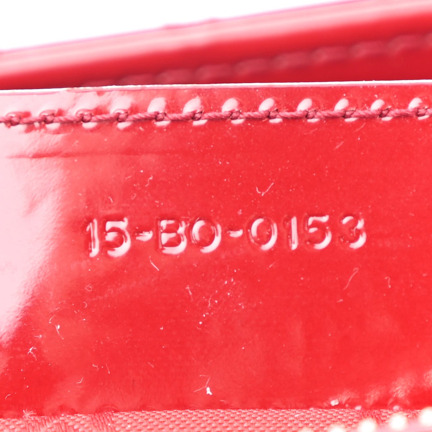Patent Cannage Medium Lady Dior Red