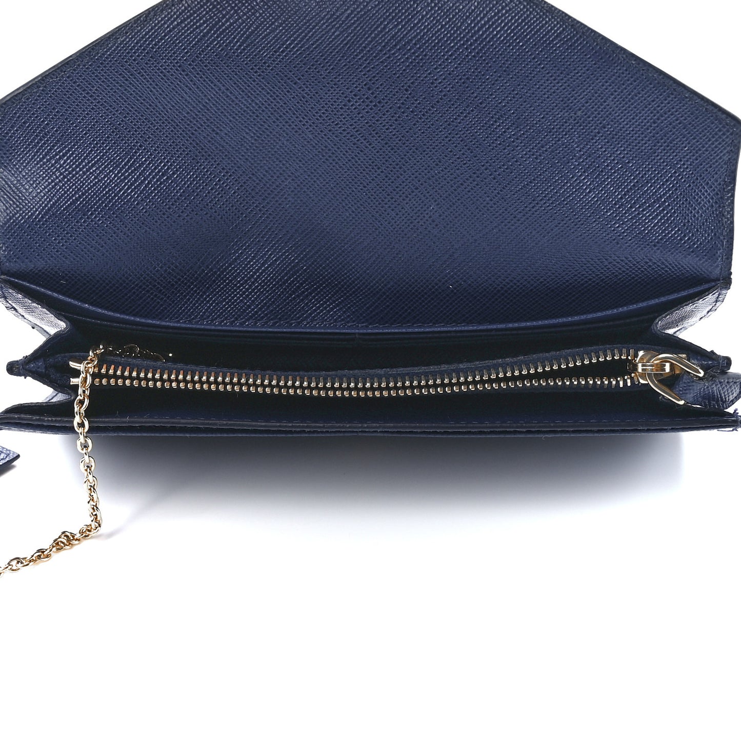 Saffiano Envelope Wallet Bluette