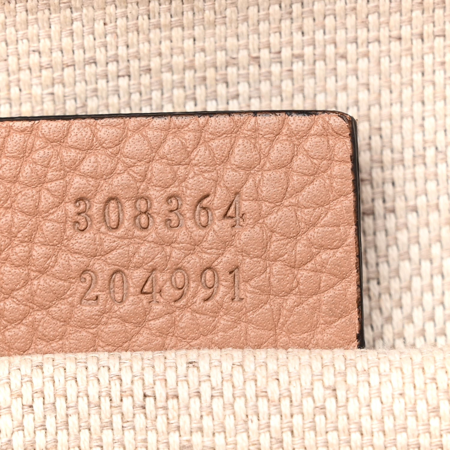 Gucci Pebbled Calfskin Small Soho Disco Bag Camelia 7 of 14