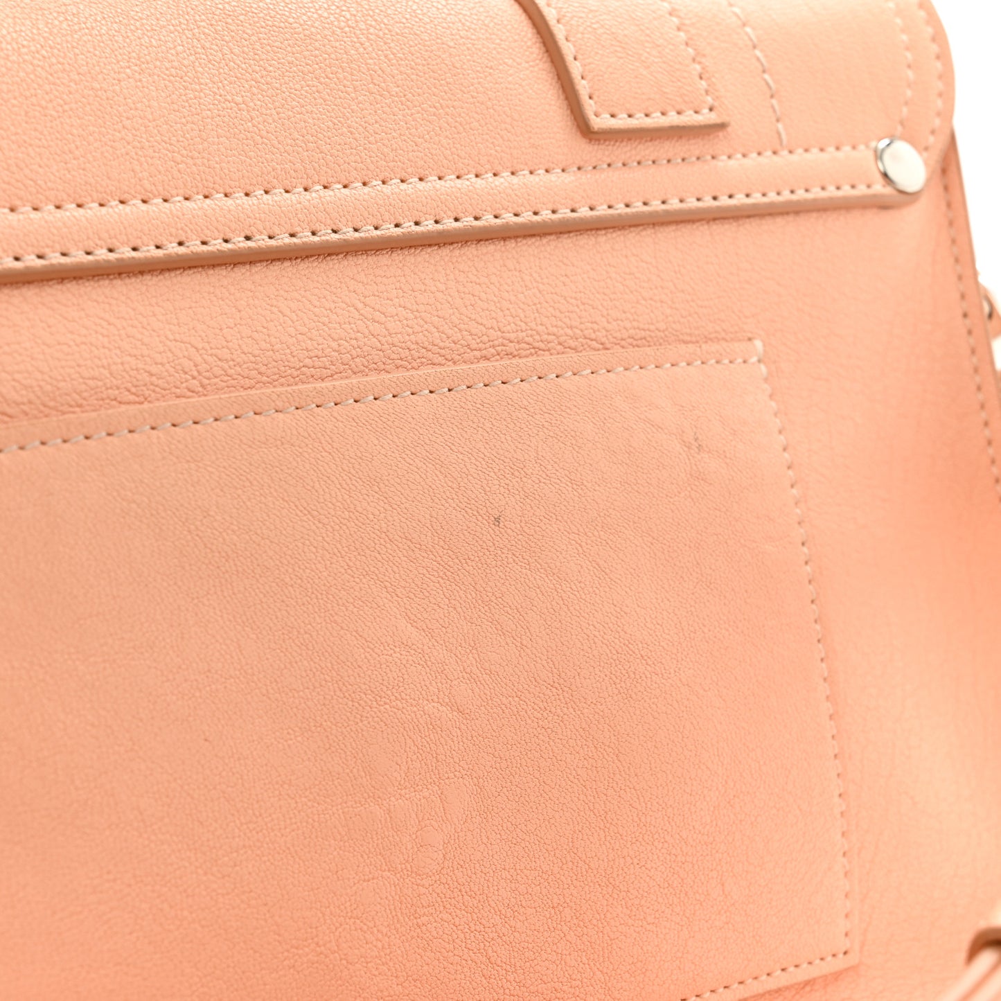 Lambskin Tiny PS1 Satchel Peach