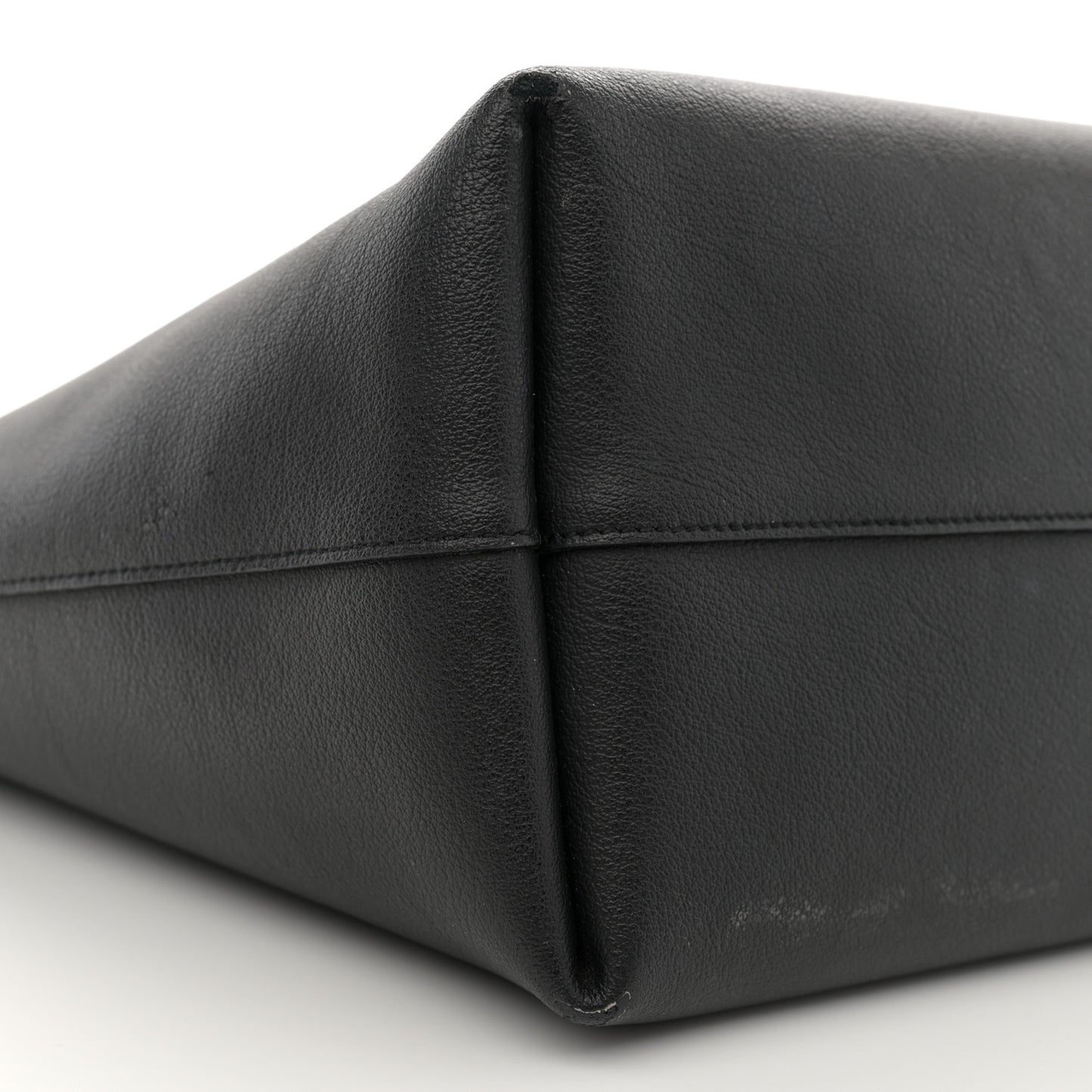 Calfskin Large Shopping Tote Black