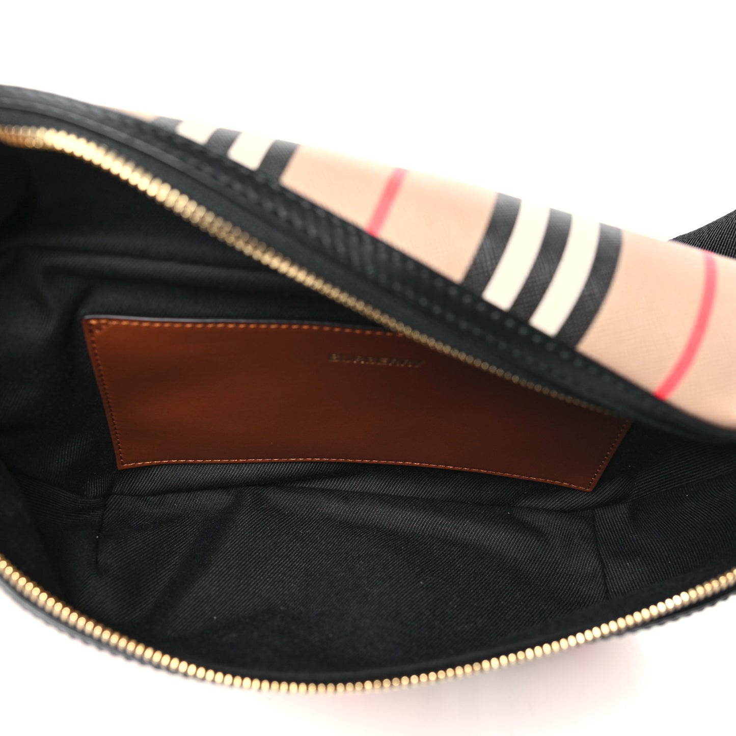 E-Canvas Icon Stripe Sonny Bum Bag Archive Beige