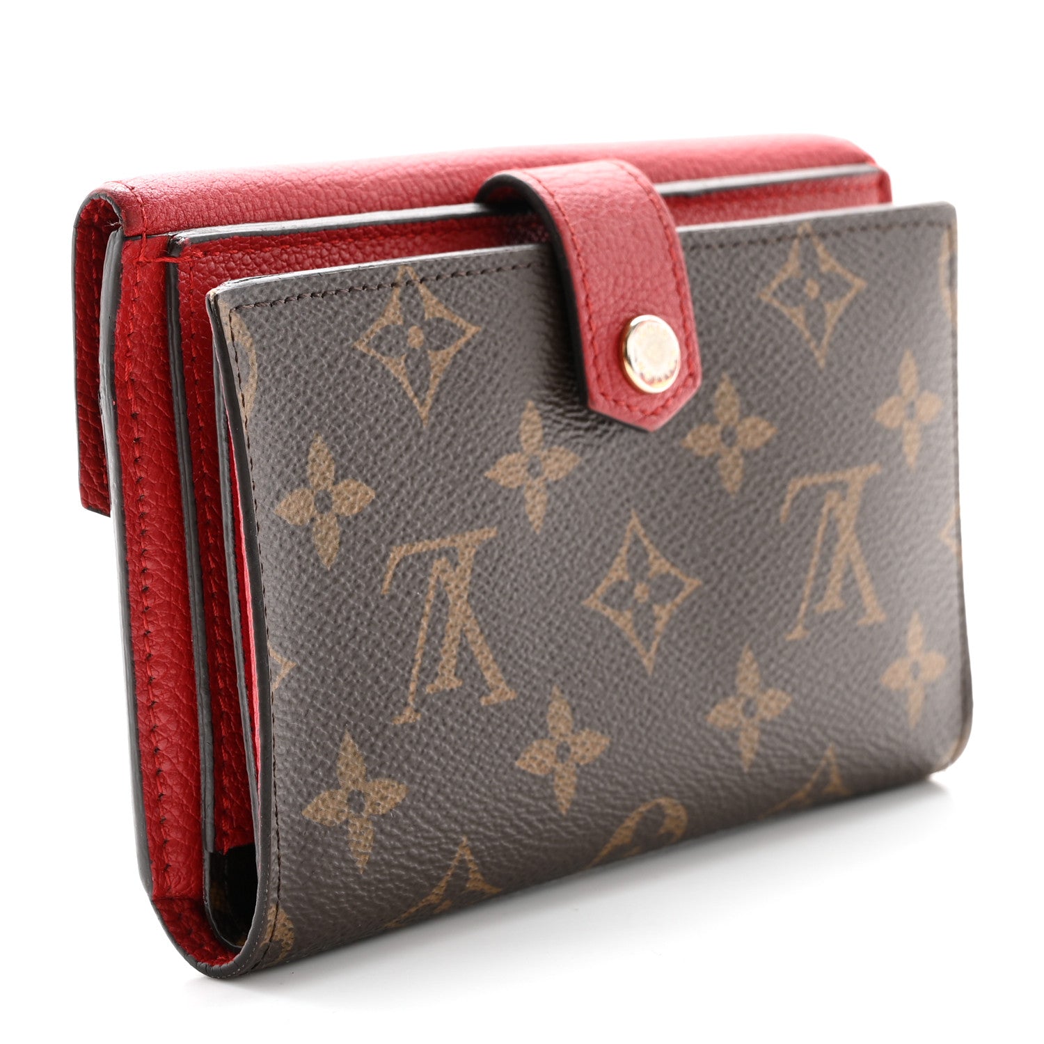 Louis Vuitton Monogram Pallas Compact Wallet Cherry 3 of 12