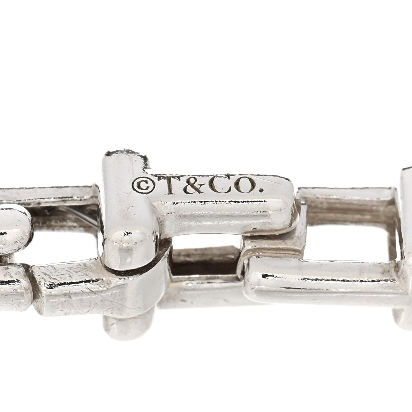 Sterling Silver Narrow T Chain Bracelet