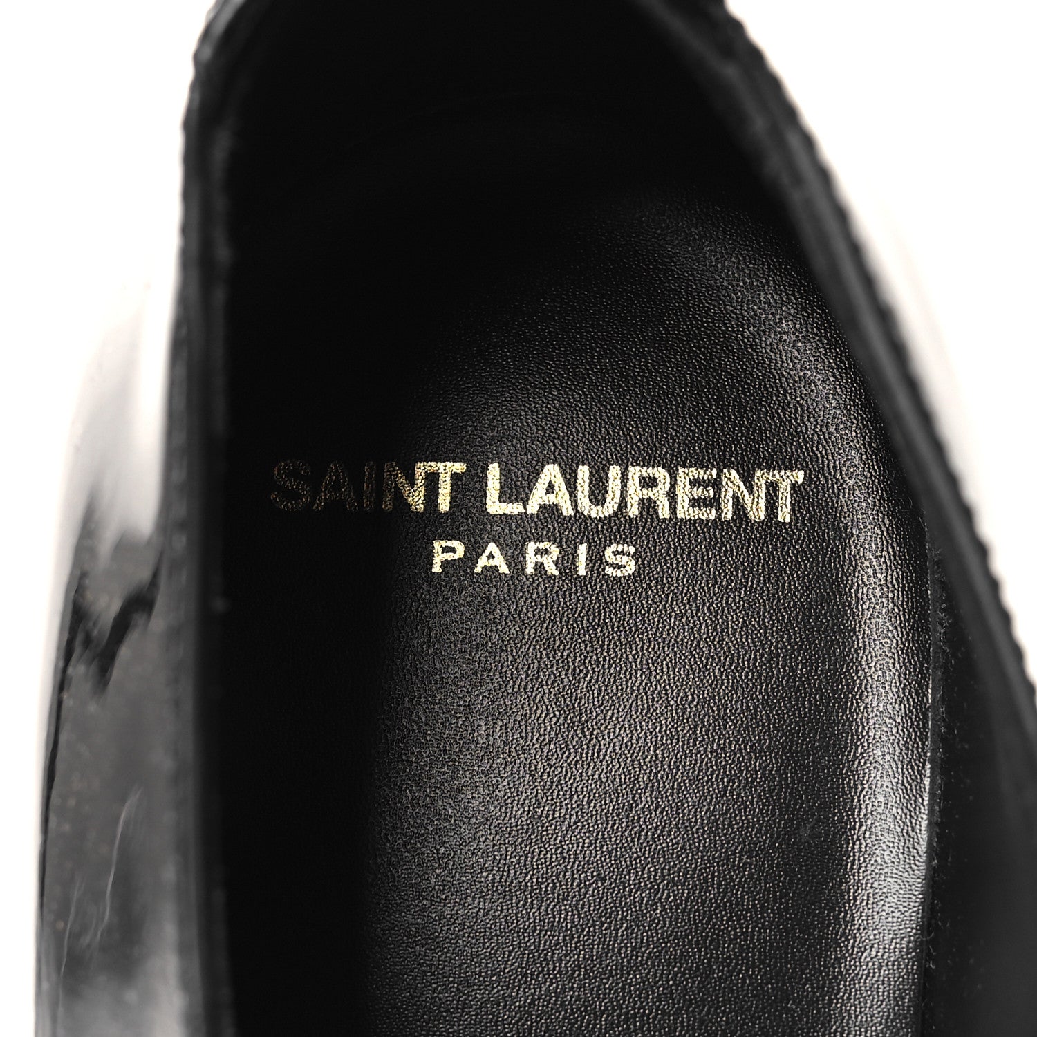 Saint Laurent Patent Baltimora Lace Up Derby Shoes 40 Black 8 of 8