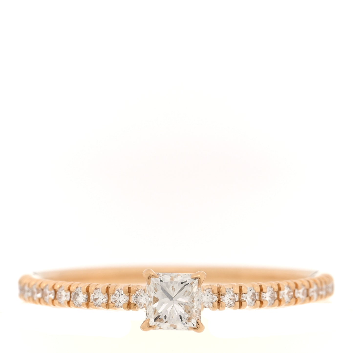 18K Yellow Gold Diamond Etincelle De Cartier Engagement Ring 50 5.25