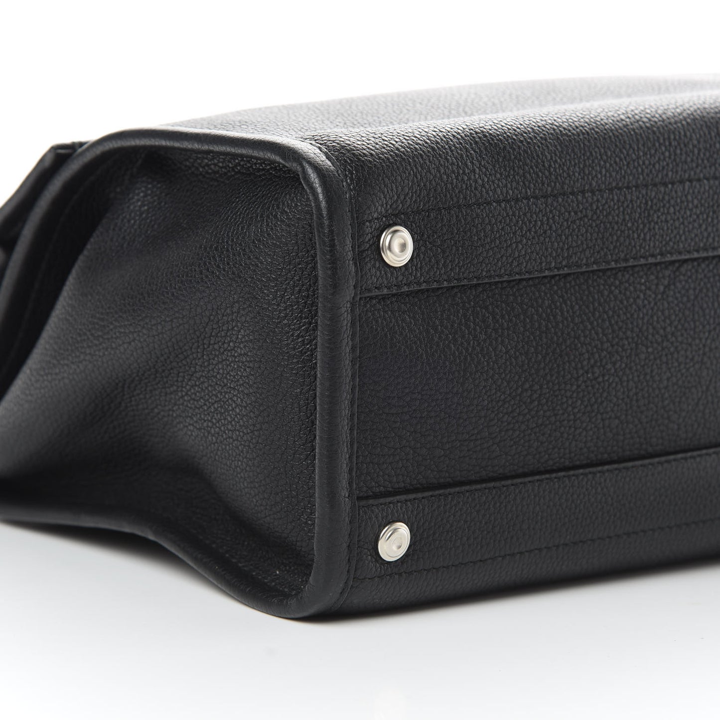 Veau Grana Medium Tool Satchel Black