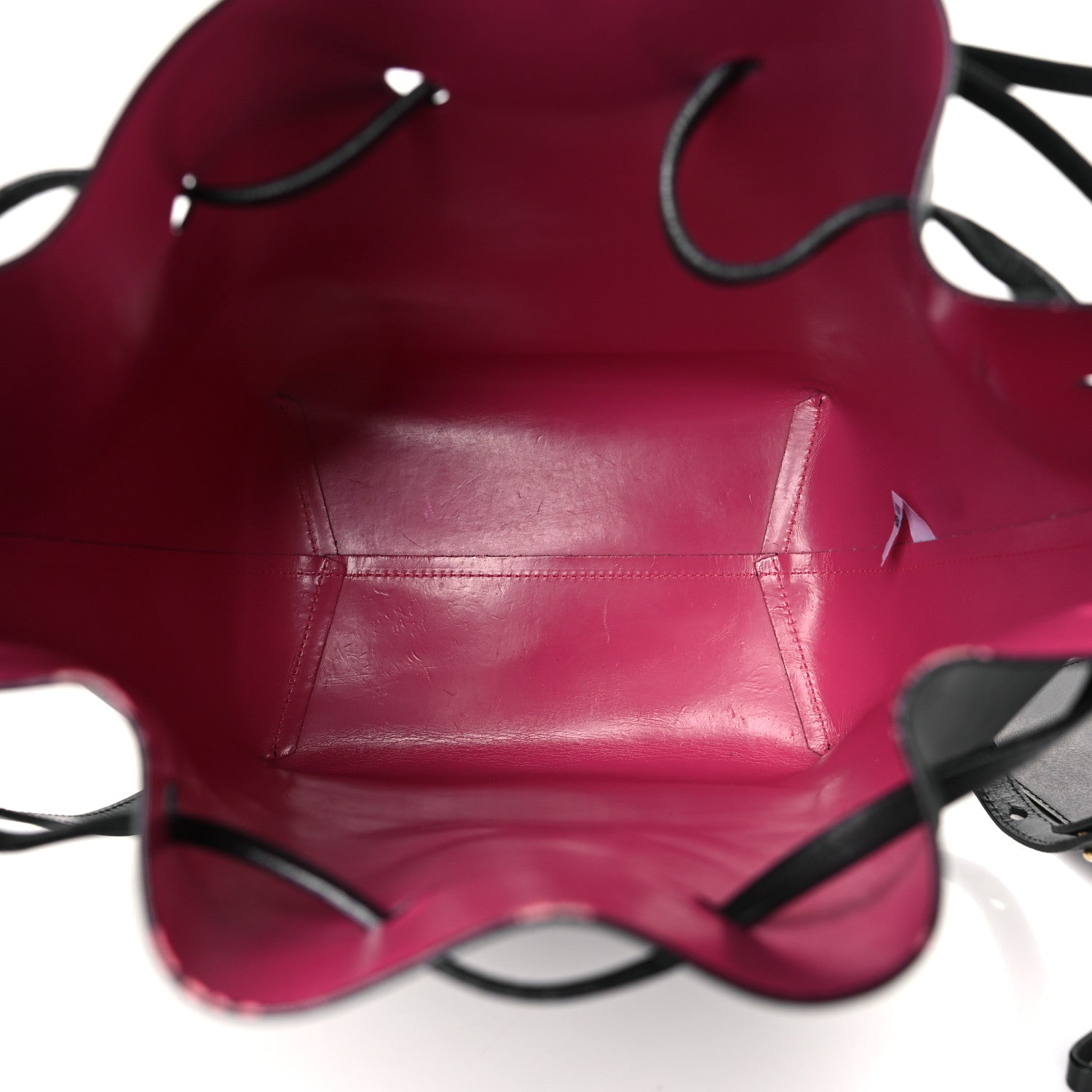 Mansur Gavriel Vegetable Tanned Calfskin Bucket Bag Black Dolly 6 of 14
