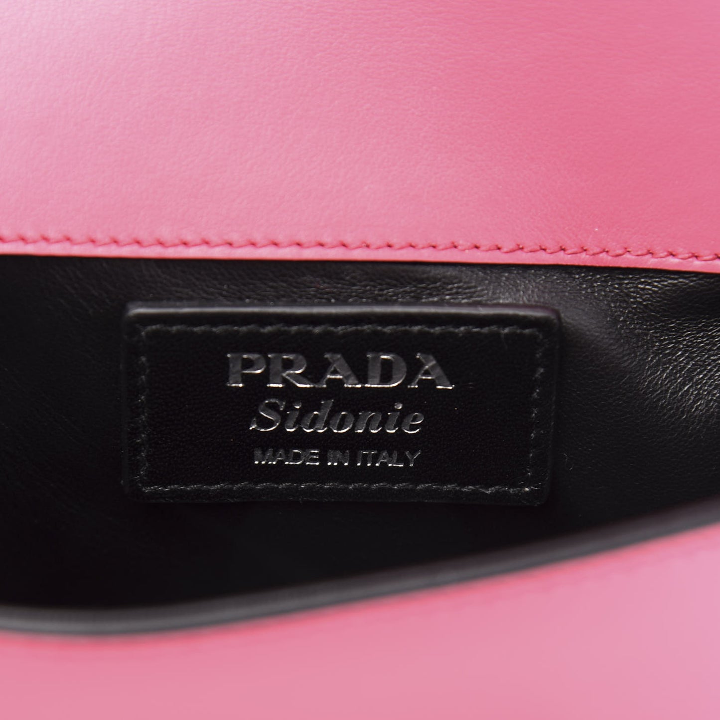 City Calfskin Small Sidonie Shoulder Bag Fuxia Black