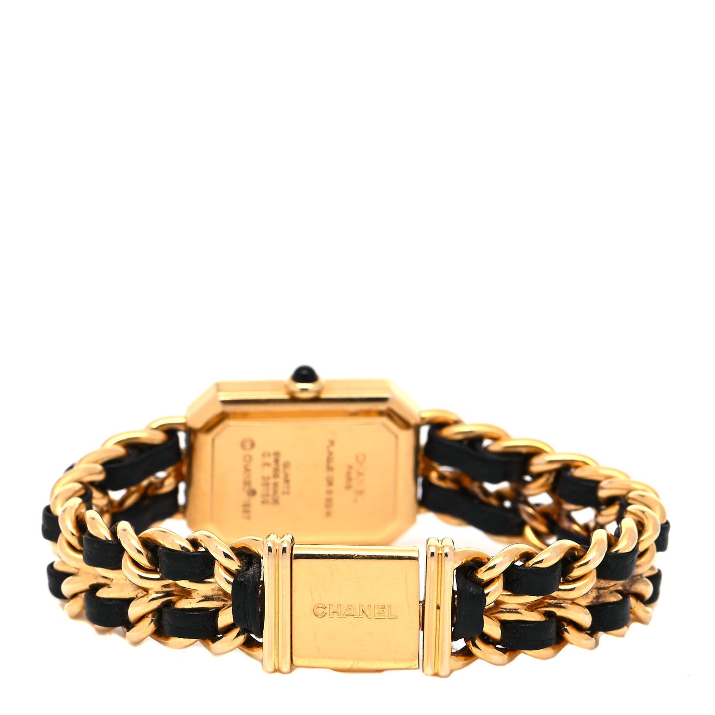 Stainless Steel Lambskin 20mm Chain Premiere Quartz Watch Gold L