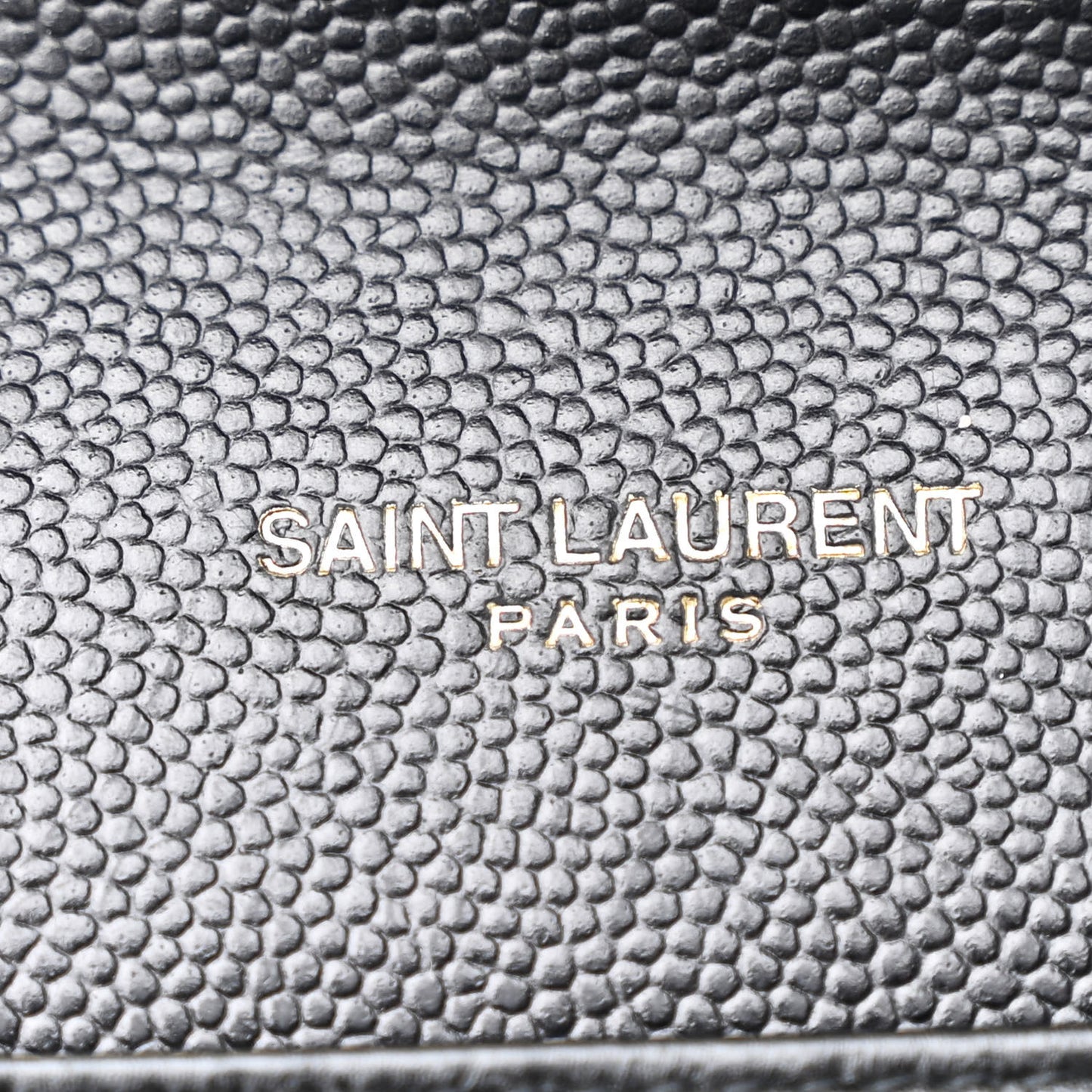 Grain De Poudre Monogram Cassandra Chain Wallet Black