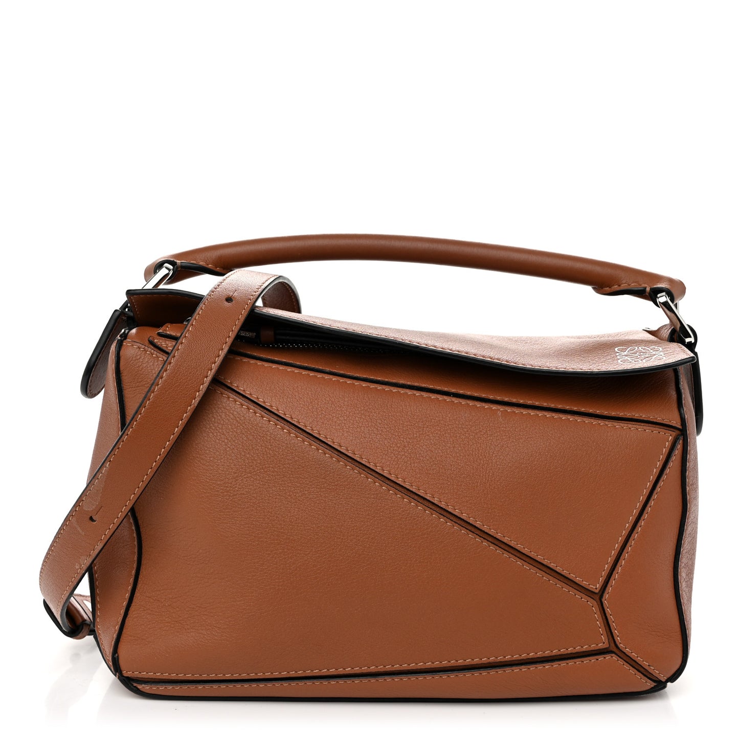 Calfskin Small Puzzle Bag Tan