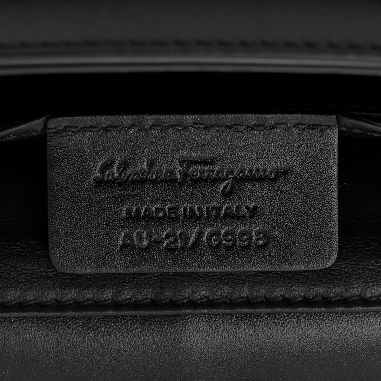 Calfskin Small Vela Flap Bag Black