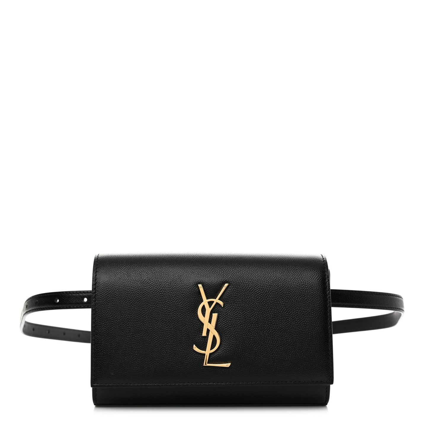 Grain De Poudre Monogram Kate Belt Bag Black