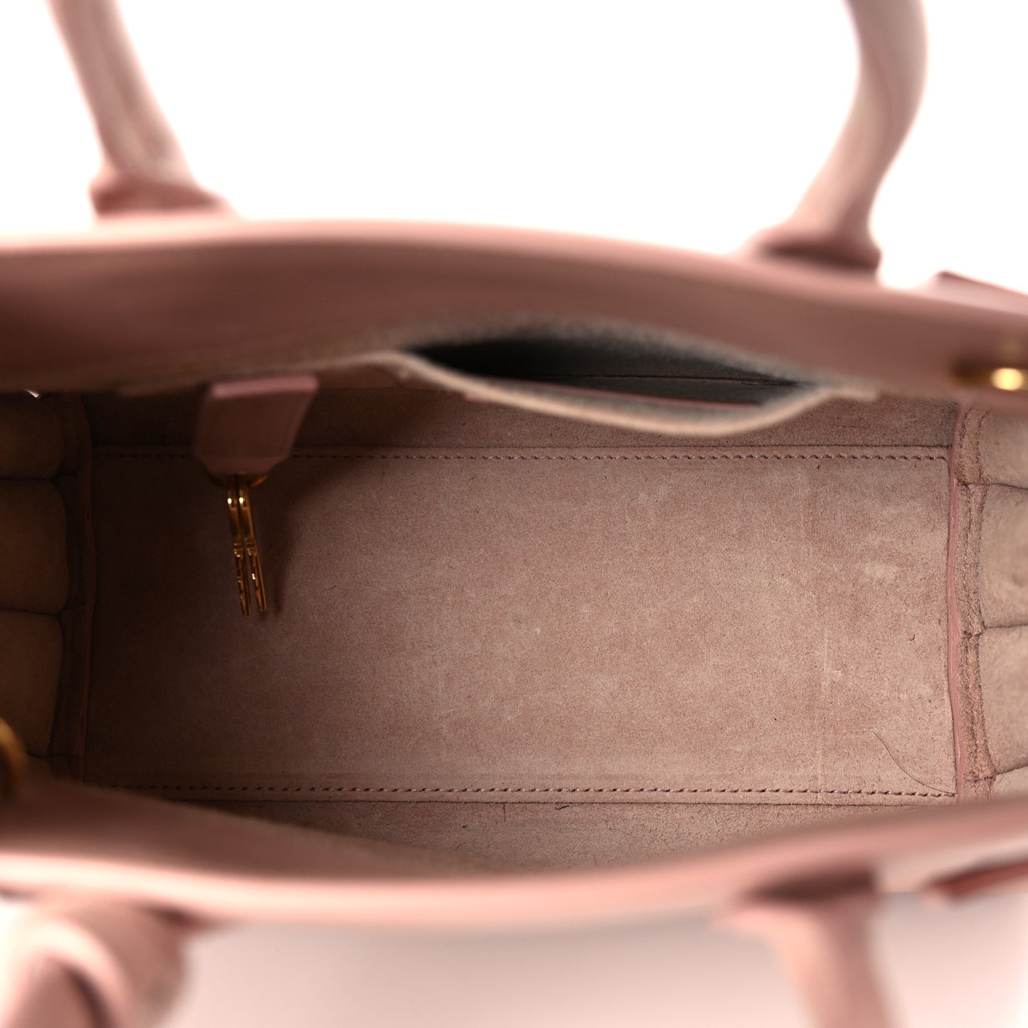 Calfskin Nano Sac De Jour Pale Pink
