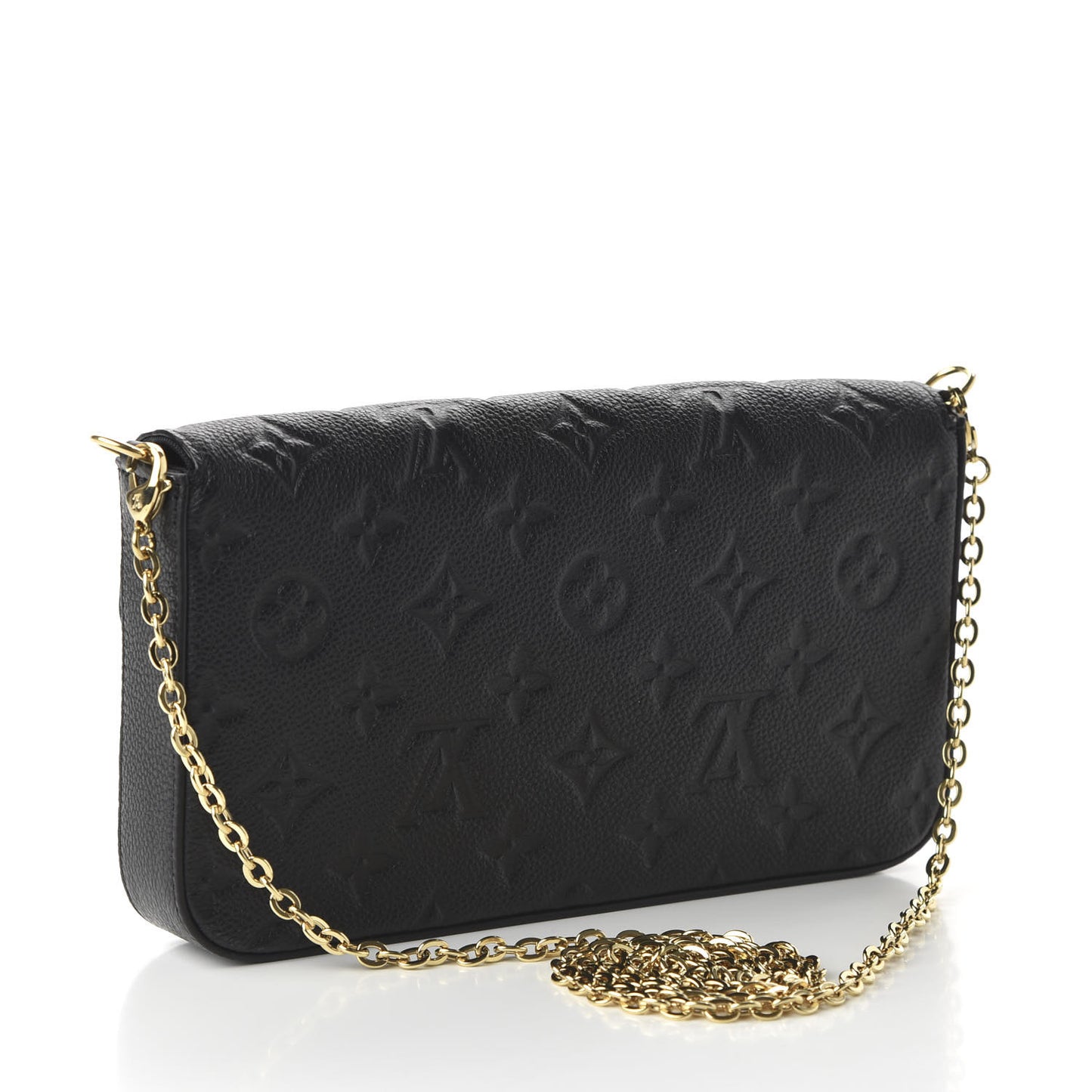 Empreinte Pochette Felicie Chain Wallet Black