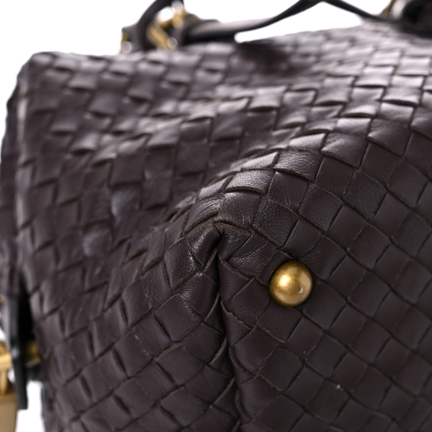 Nappa Intrecciato Montaigne Bag Ebano