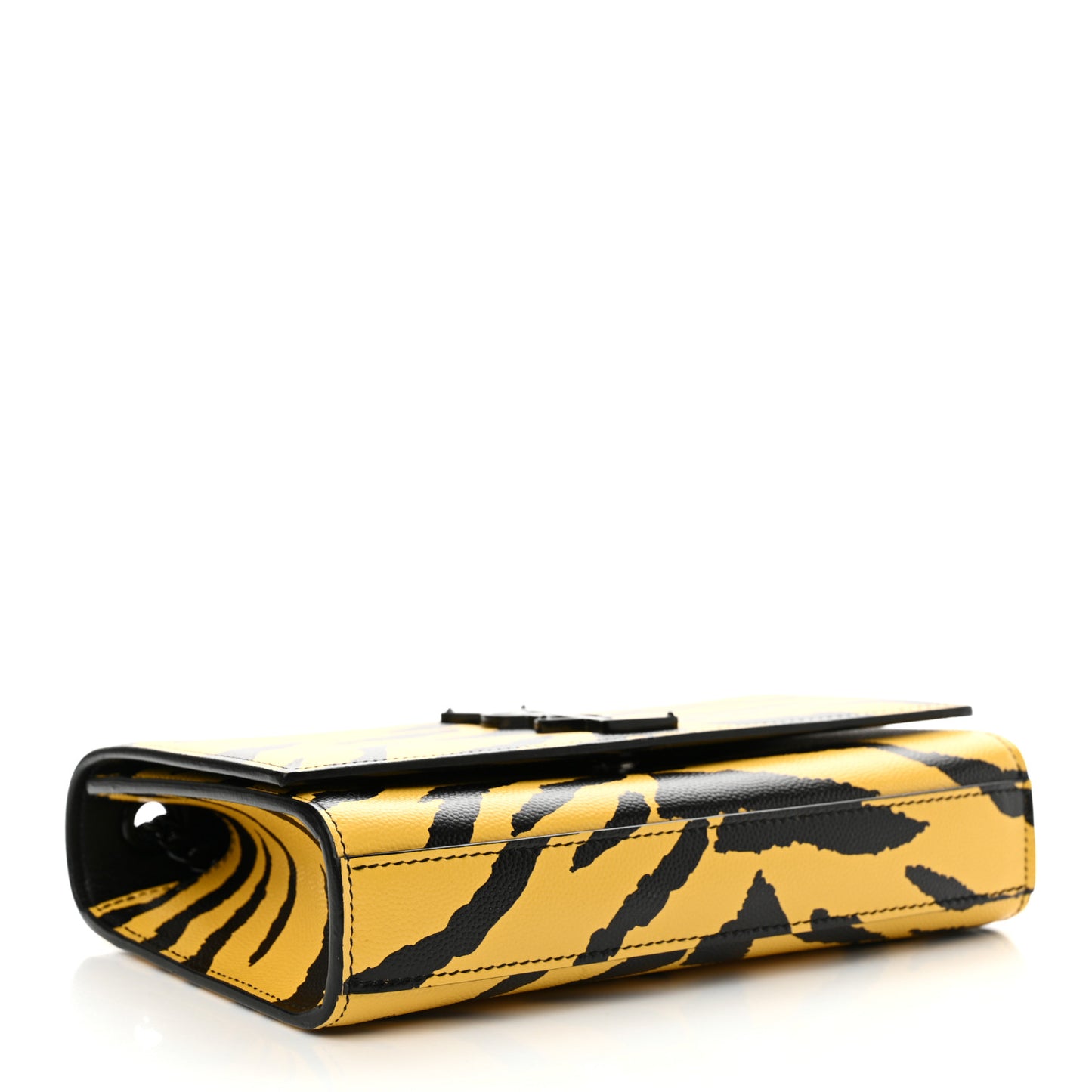 Grain De Poudre Zebra Print Small Classic Monogram Kate Satchel Yellow