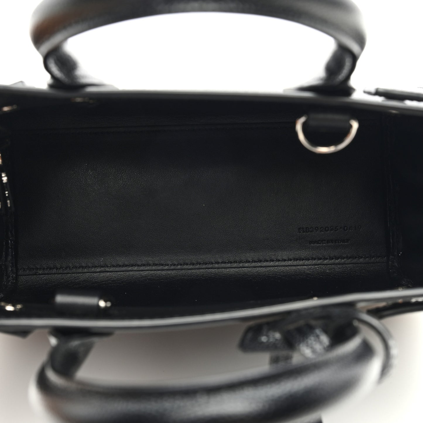 SAINT LAURENT Grained Calfskin Nano Sac De Jour Black