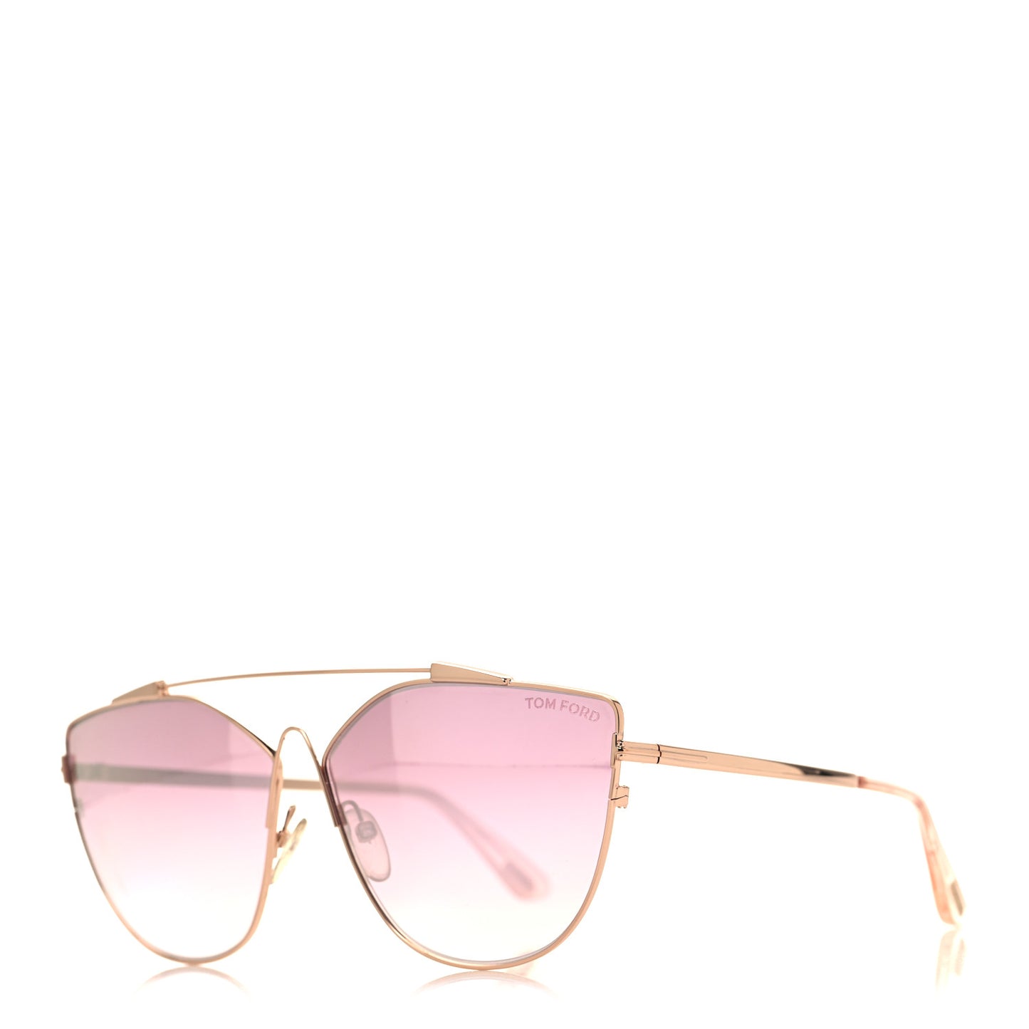 Jacquelyn 02 Aviator Sunglasses TF563 Rose Gold Rose Gold