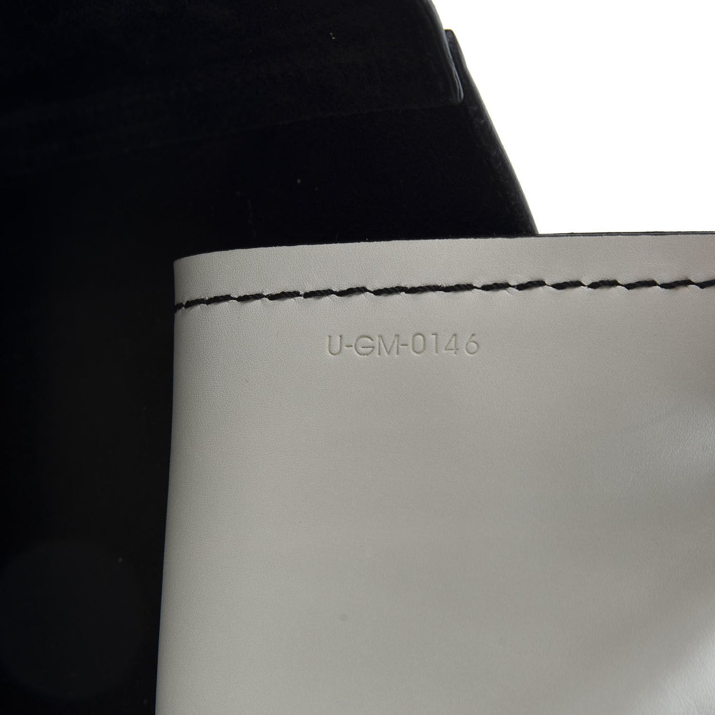 Natural Calfskin Small Square With Pocket White