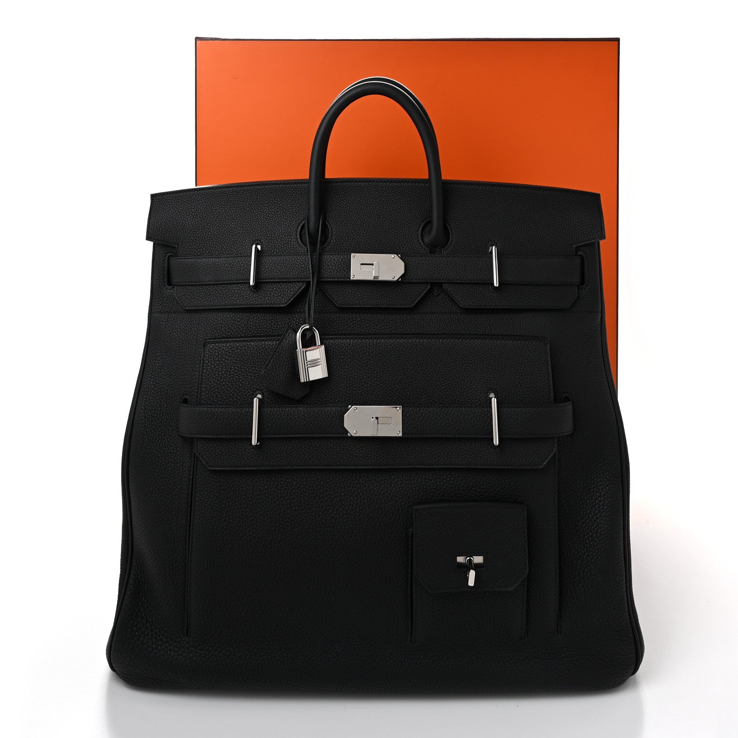 Hermes Togo HAC Multipockets Birkin 50 Black 10 of 10