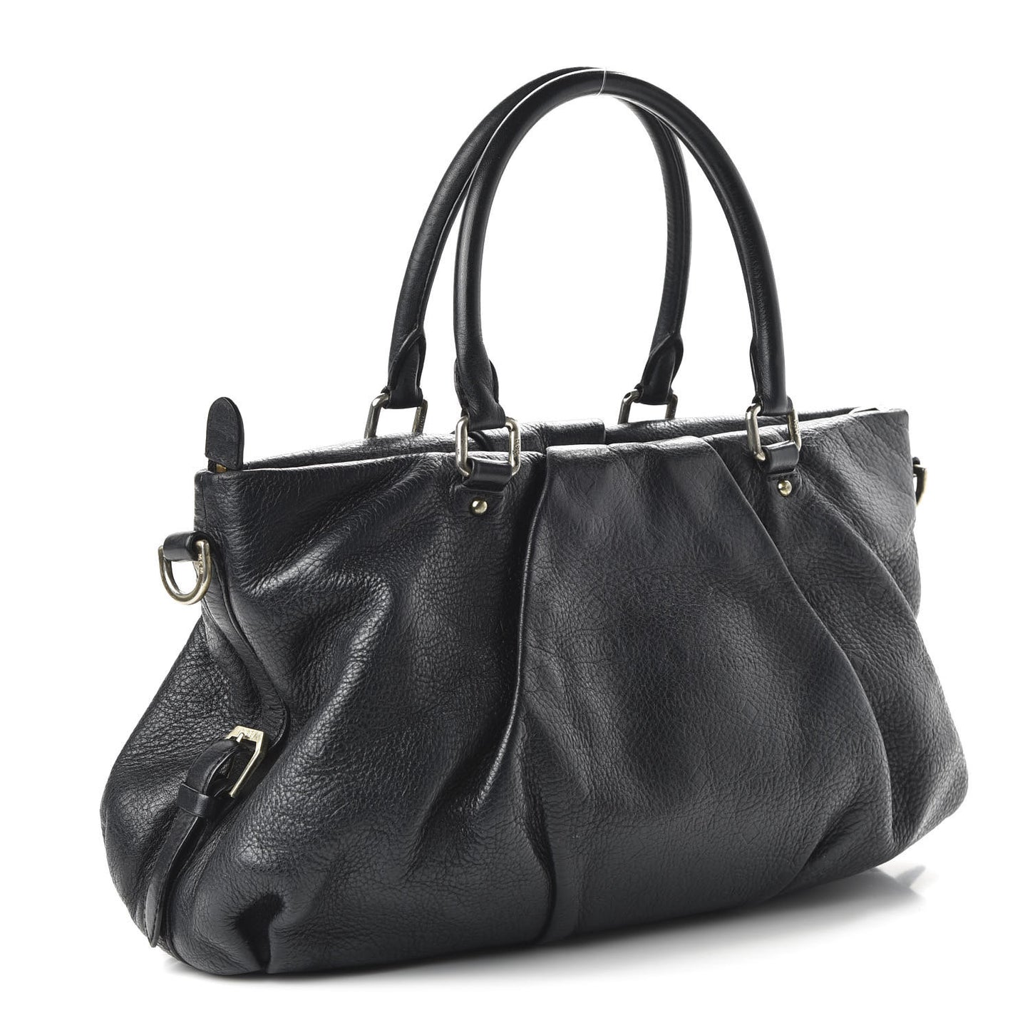 Calfskin Monogram Tote Black