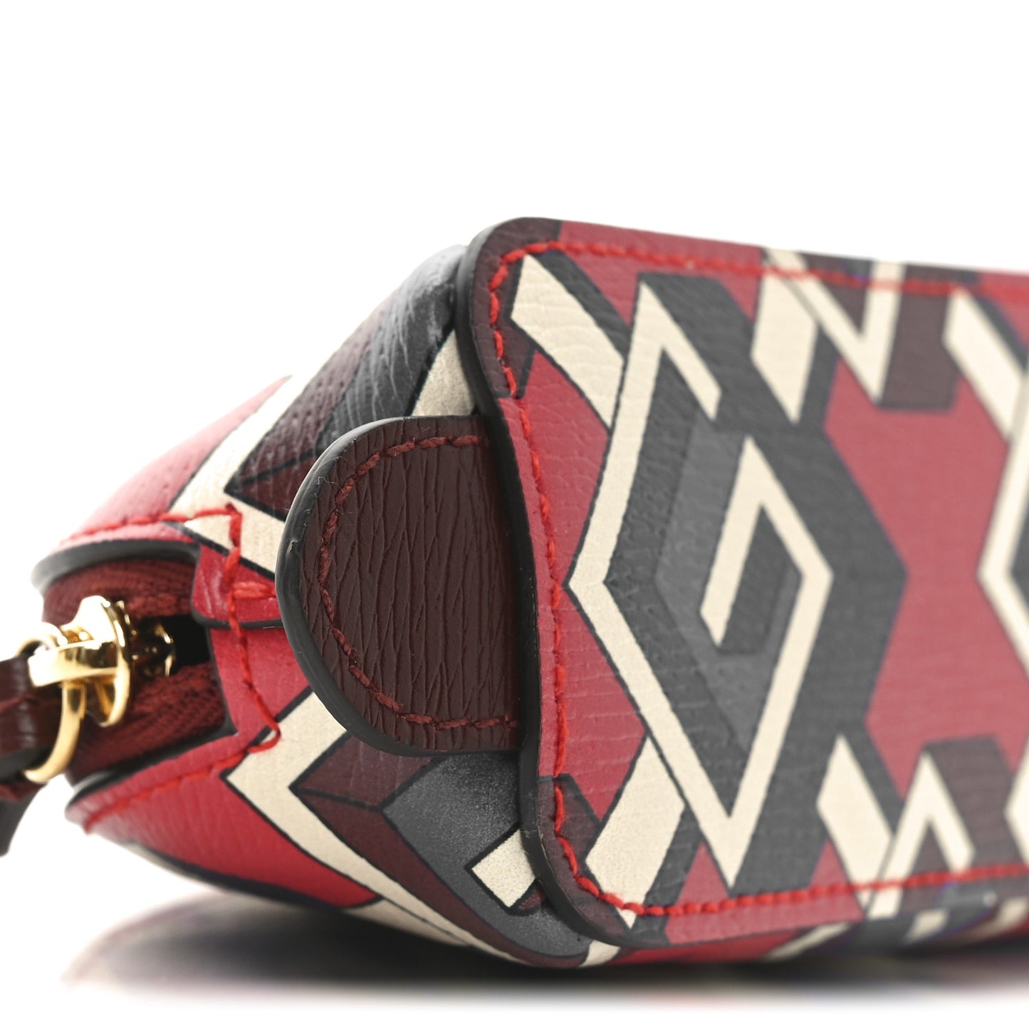 Shangai Calfskin Geometric G Pencil Case Multicolor