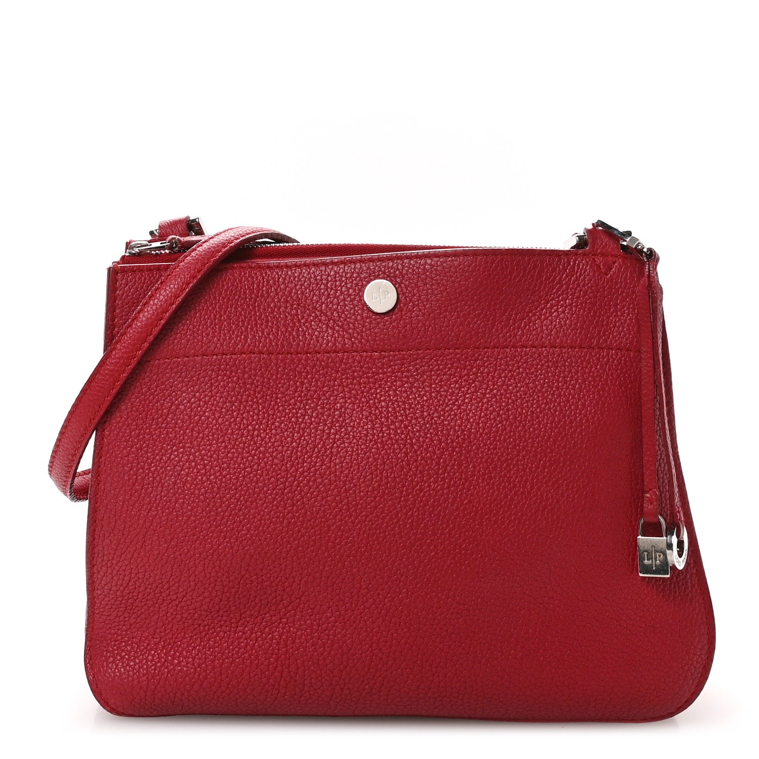限定パイソン　Loro Piana ミルキーウェイ Loro Piana Grained Calfskin Milky Way Shoulder Bag Red 1784281