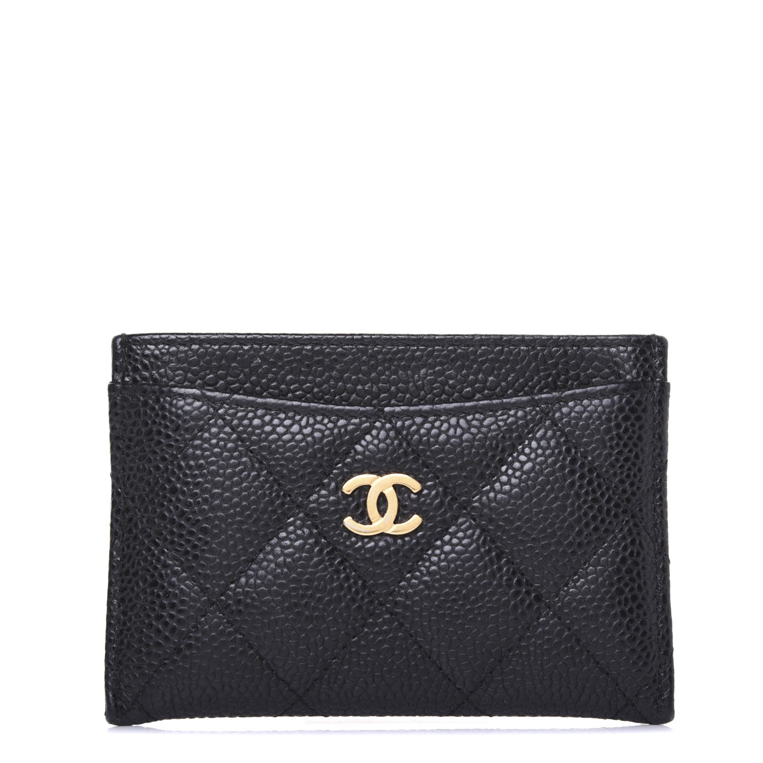 Chanel Caviar Quilted Card Holder Black 1 of 10