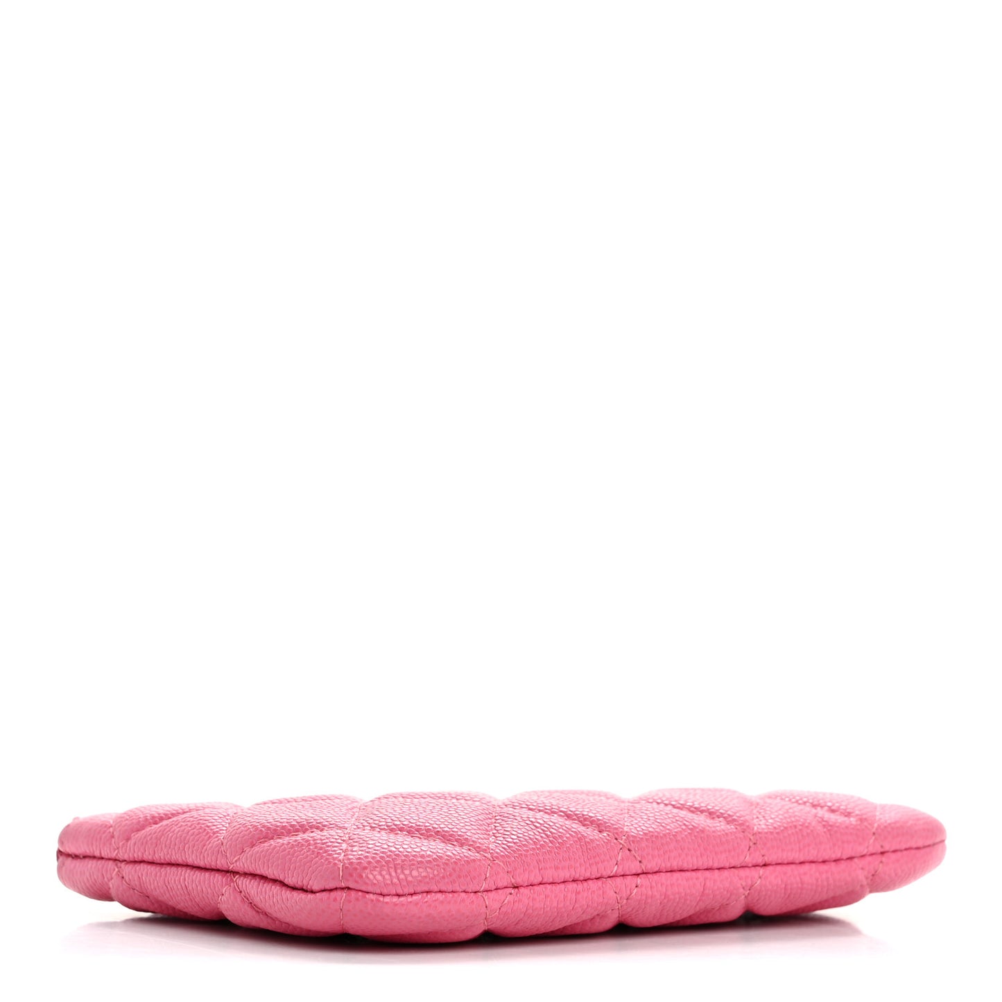 Caviar Quilted Small Cosmetic Case Pink