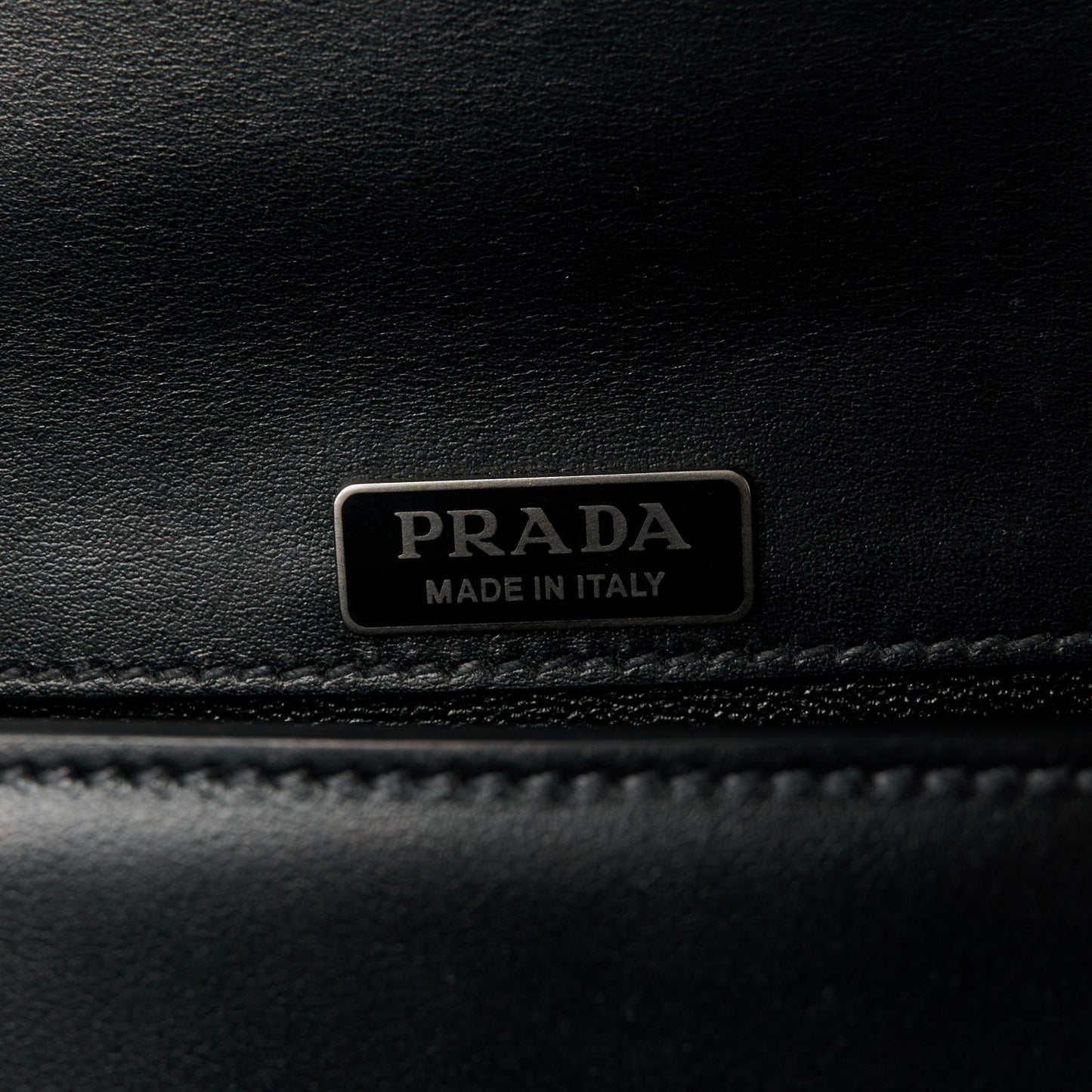 City Calfskin Saffiano Cahier Bag Black