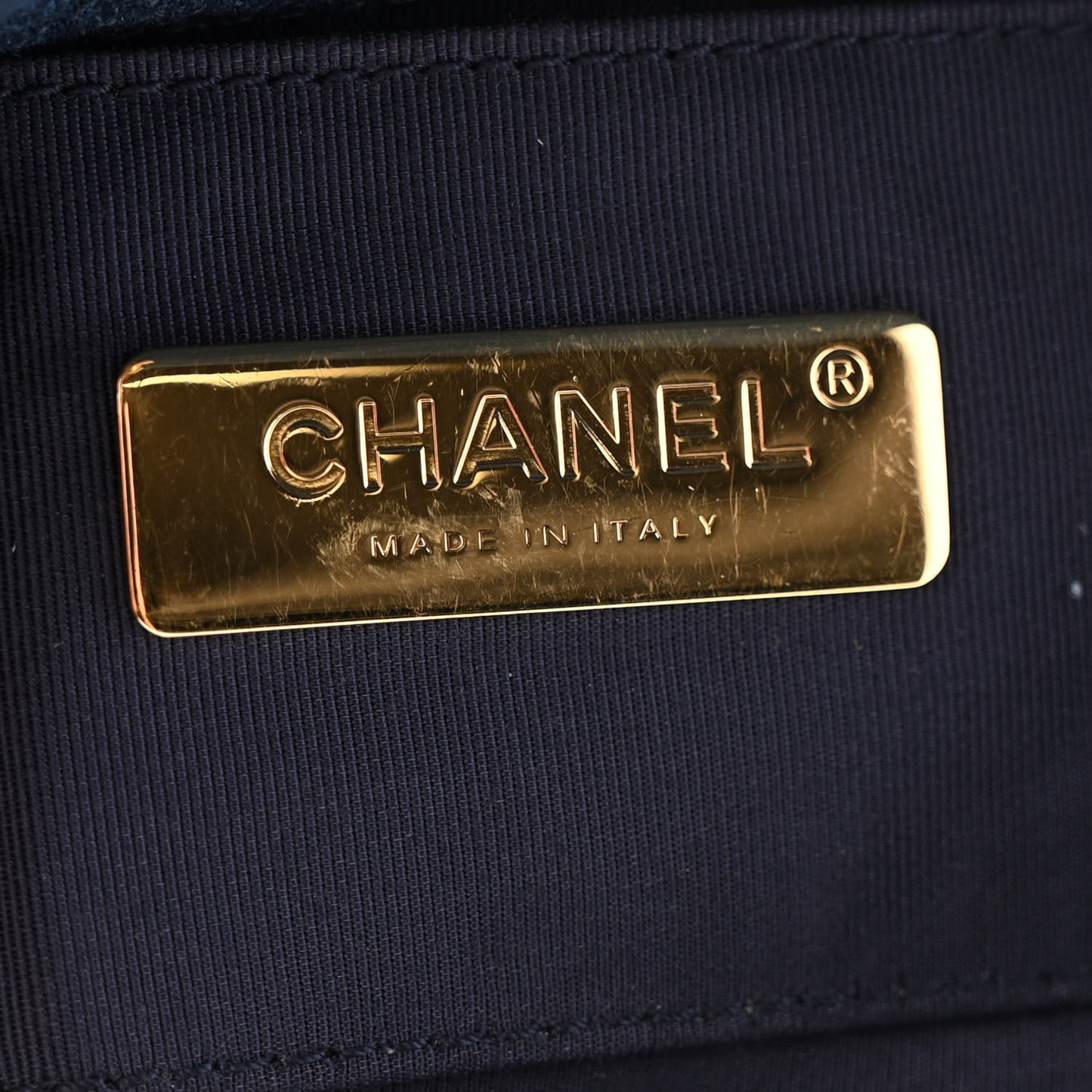 Denim Quilted Chanel 19 Waist Bag Blue
