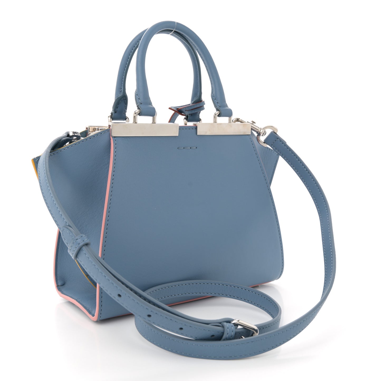 Vitello Dolce Mini 3jours Tote Blue