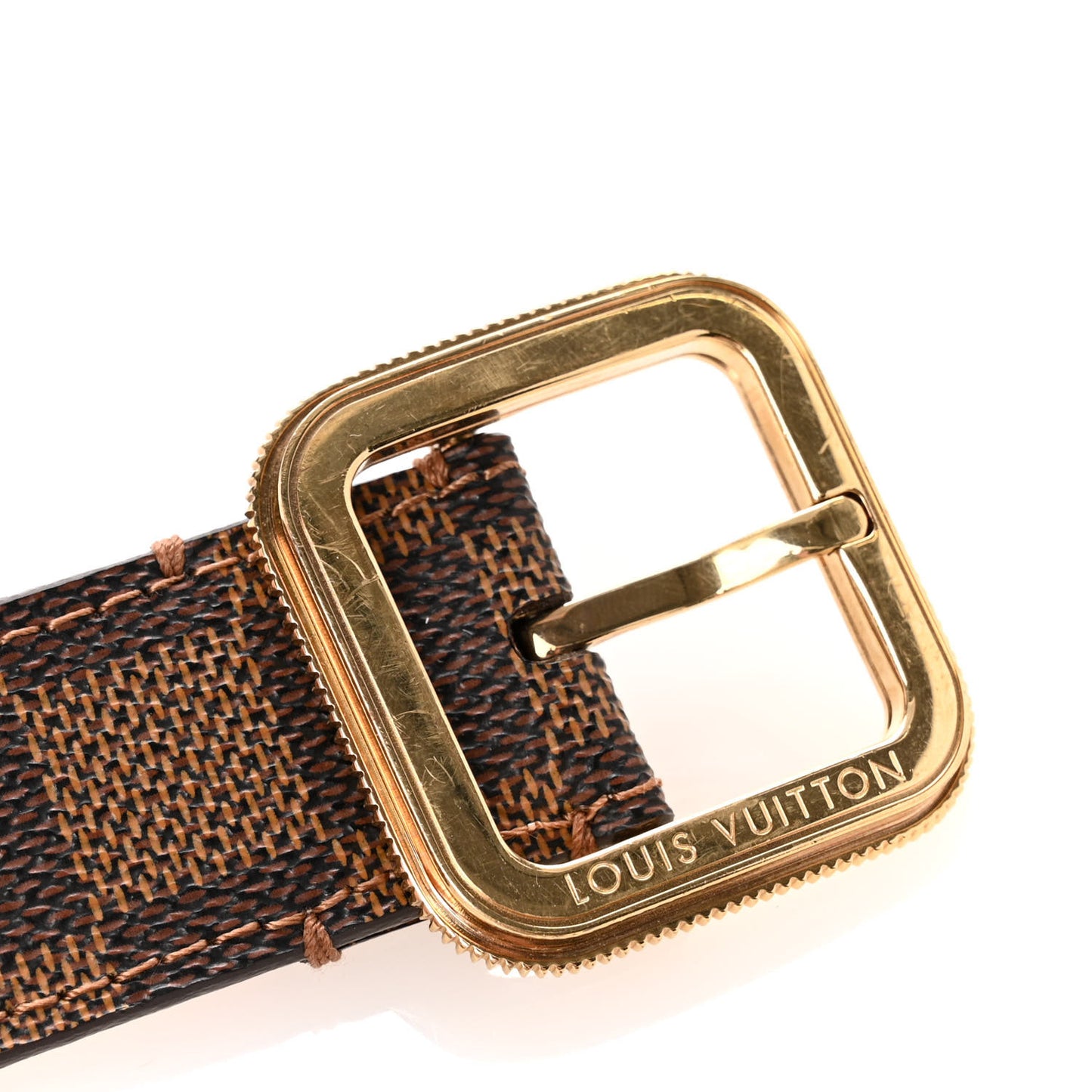 Damier Ebene Tresor Belt 90 36