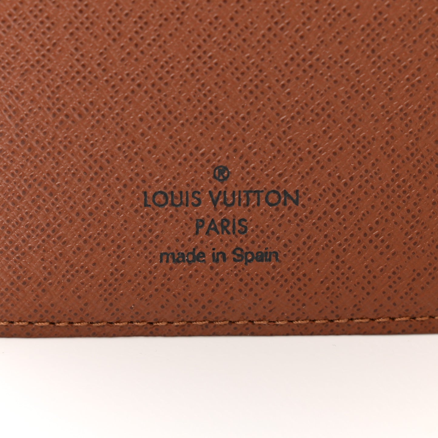 Monogram Pocket Agenda Cover