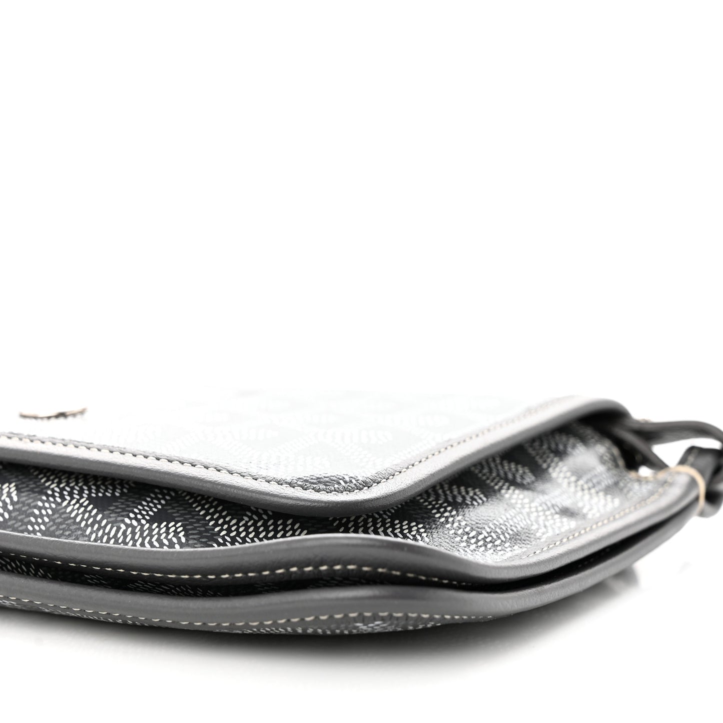 Goyardine Plumet Wallet Clutch Grey