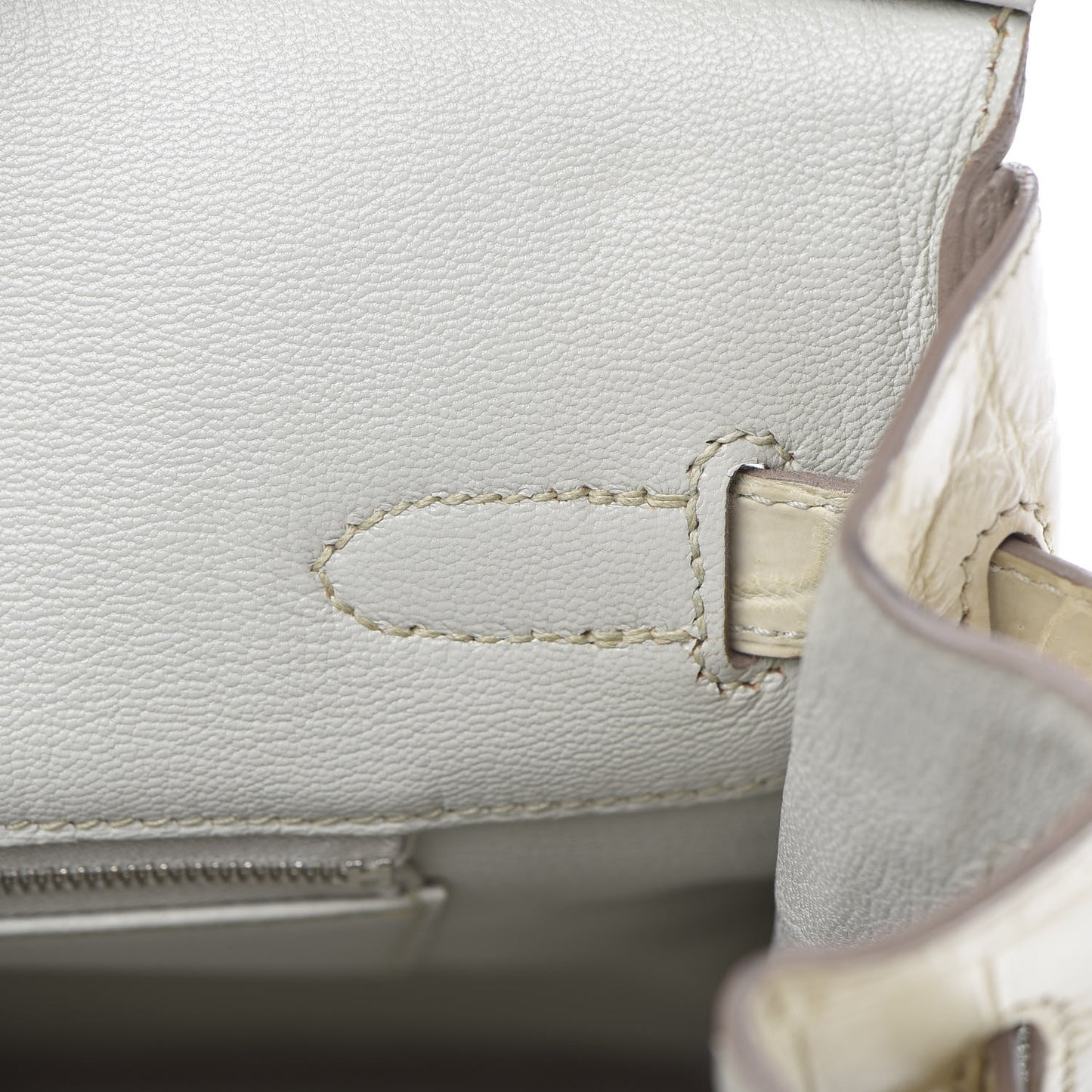 Matte Niloticus Crocodile Birkin 35 Beton