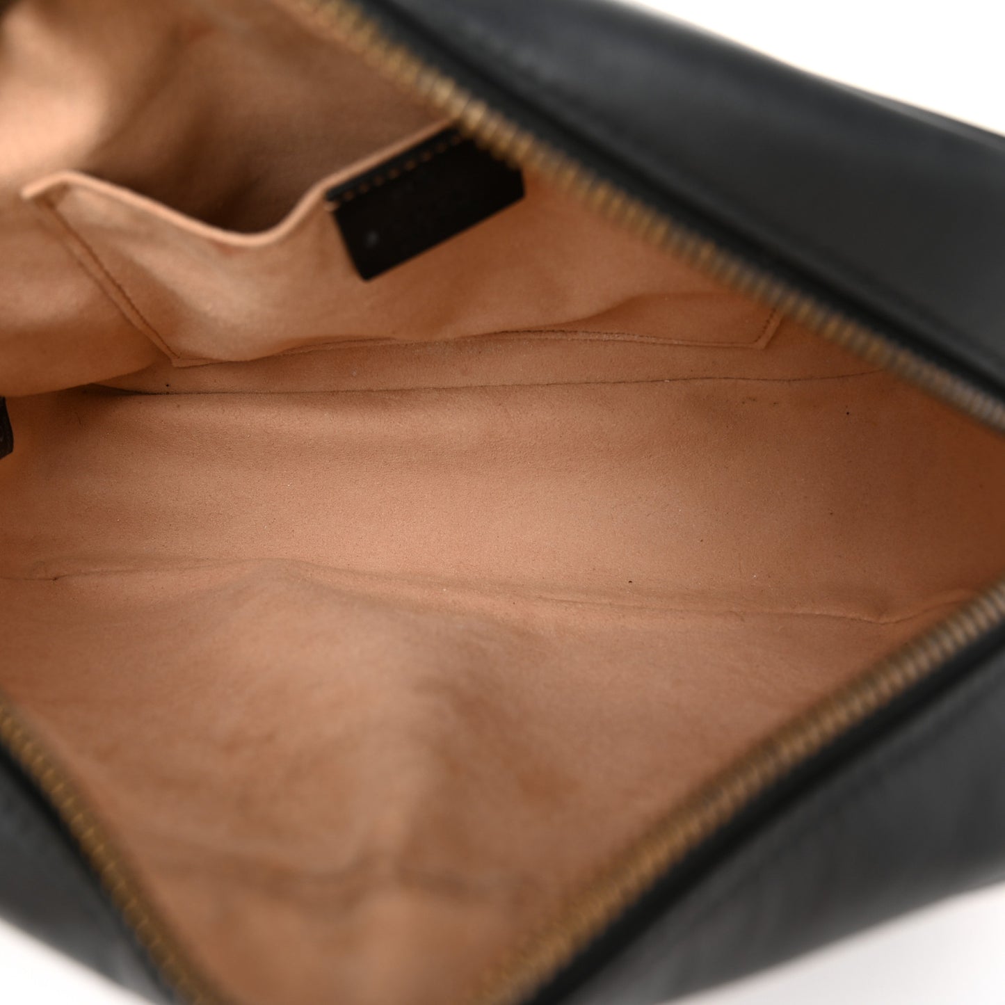 Calfskin Matelasse Small GG Marmont Chain Shoulder Bag Black
